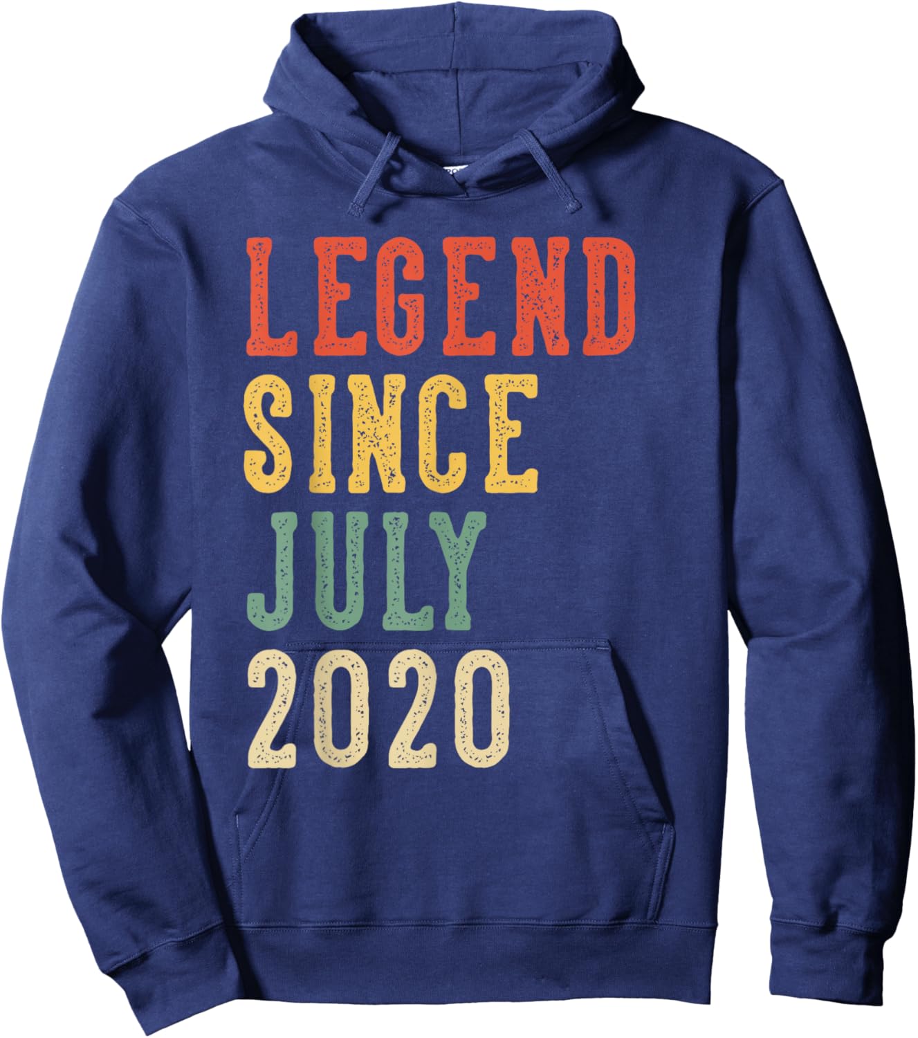 Legend Since July 6th Birthday 2020 Men Women 6 Year Old Hoodie - Hoodie | Navy