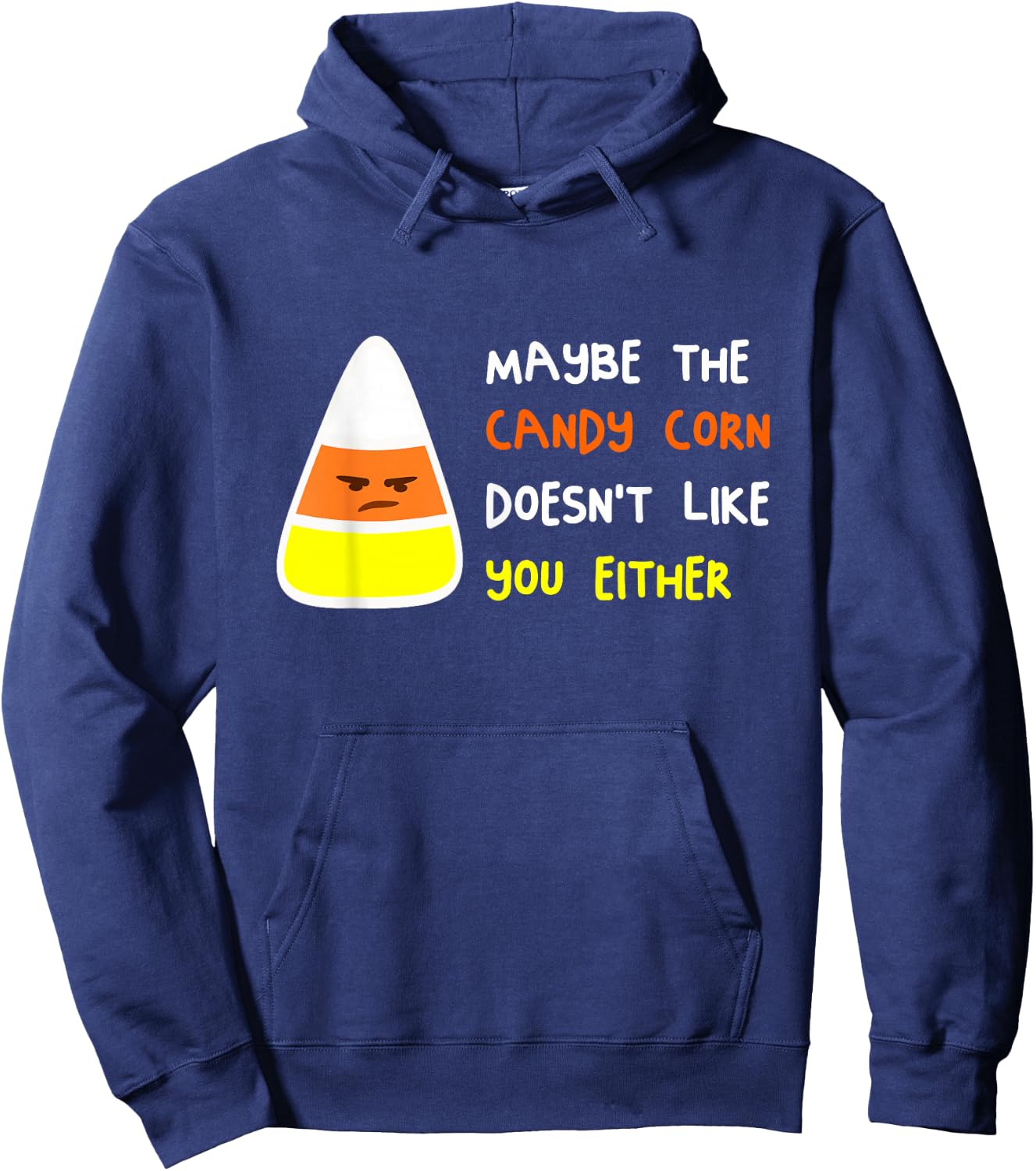Halloween Costume Team Candy Corn Hoodie - Hoodie | Navy