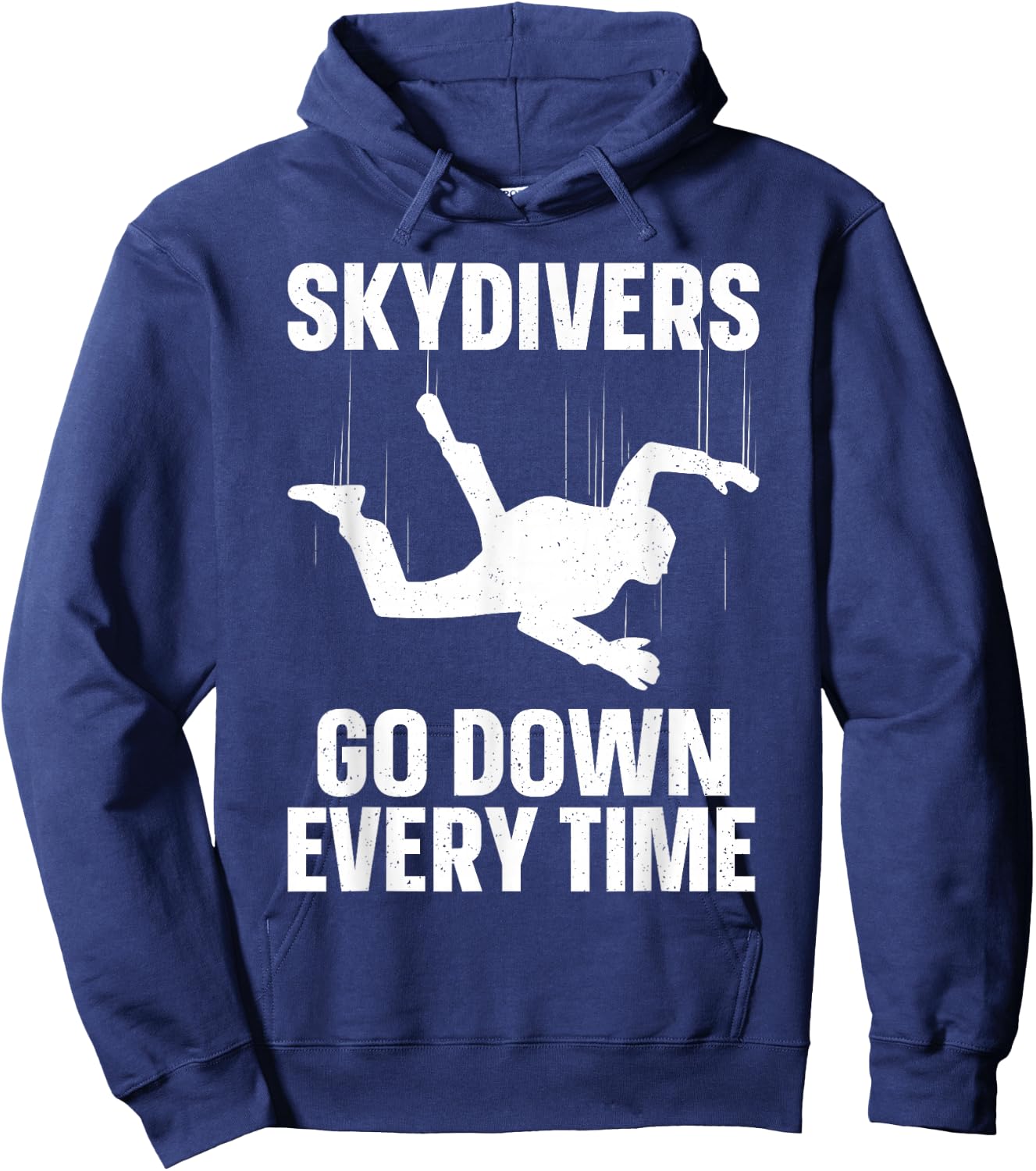 Funny Skydiver Design Women Parachuting Skydiving Hoodie - Hoodie | Navy