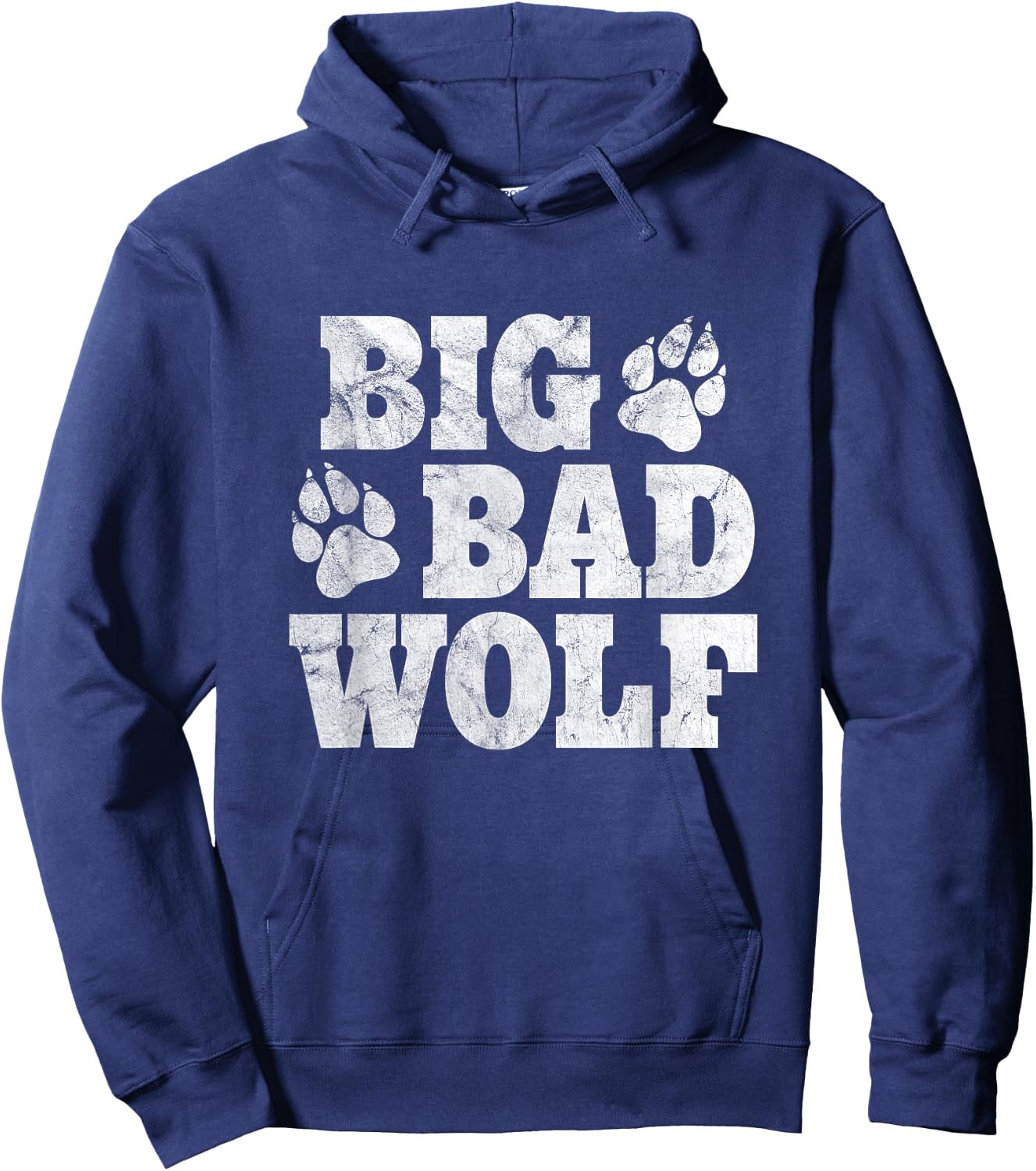 Big Bad Wolf Shirt Halloween Costume Outfit Girls Boys Gift Hoodie - Hoodie | Navy