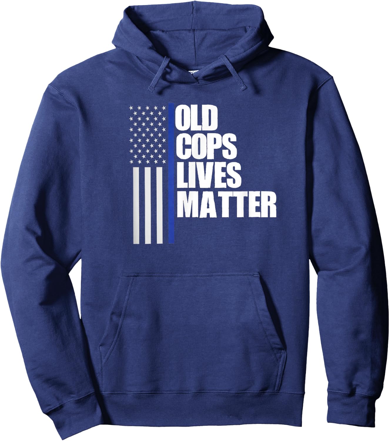 Retired Old Cops Lives Matter Funny Retirement Police Shirt Hoodie - Hoodie | Navy