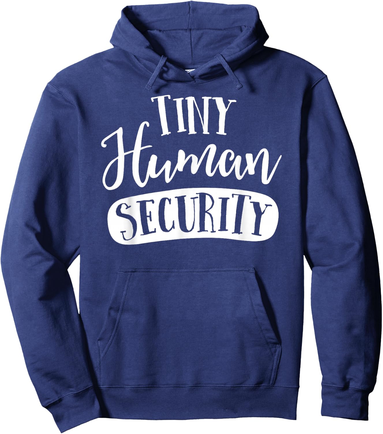 School Squad Tiny Human Security Childcare Daycare Provider Thank You Hoodie - Hoodie | Navy