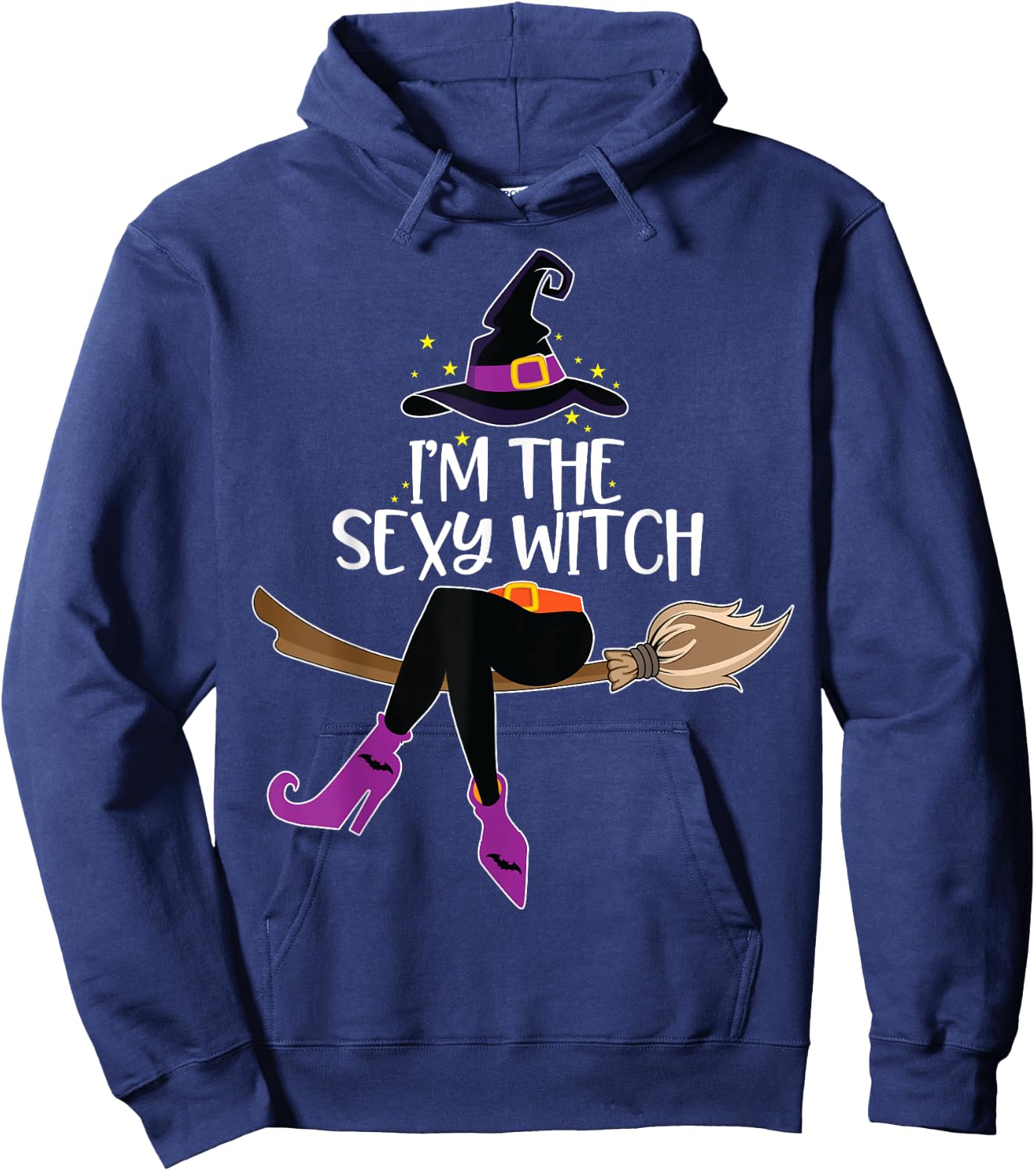 Im the Sexy Witch Shirt Halloween Matching Group Costume Hoodie - Hoodie | Navy