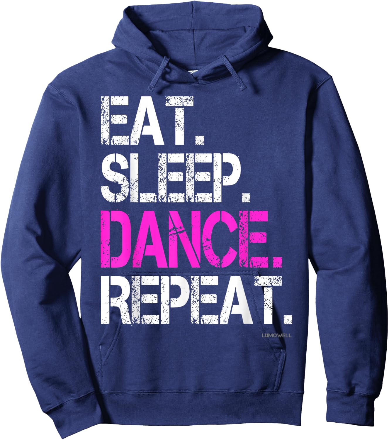 Funny Dance Shirts: Eat Sleep Dance Repeat Shirt Hoodie - Hoodie | Navy