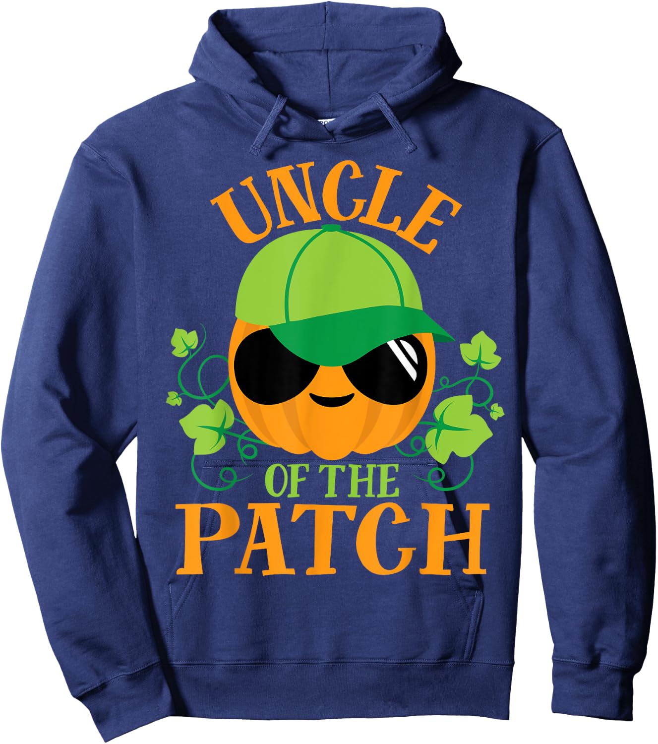 Uncle Pumpkin of the Patch Matching Family Set Men Halloween Hoodie - Hoodie | Navy