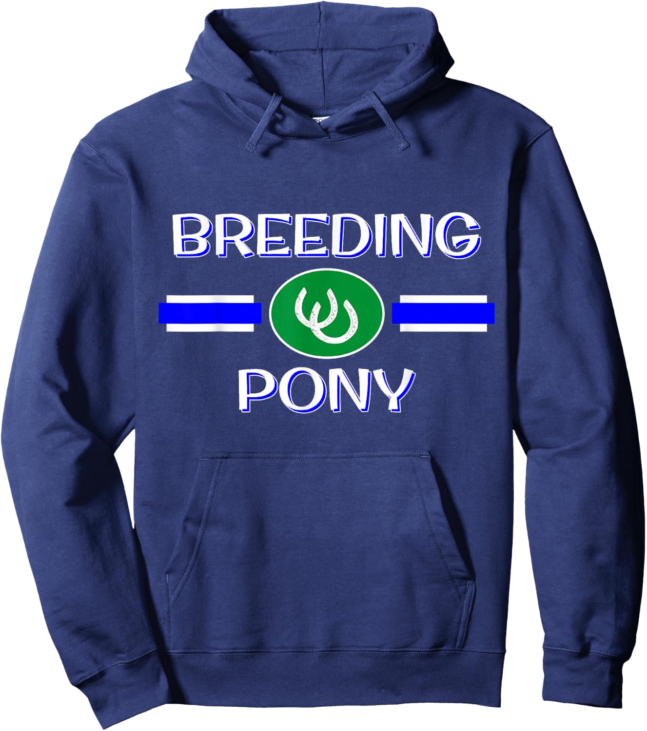 Breeding Pony Play Fetish Gear, BDSM PetPlay Kink Gift Hoodie - Hoodie | Navy