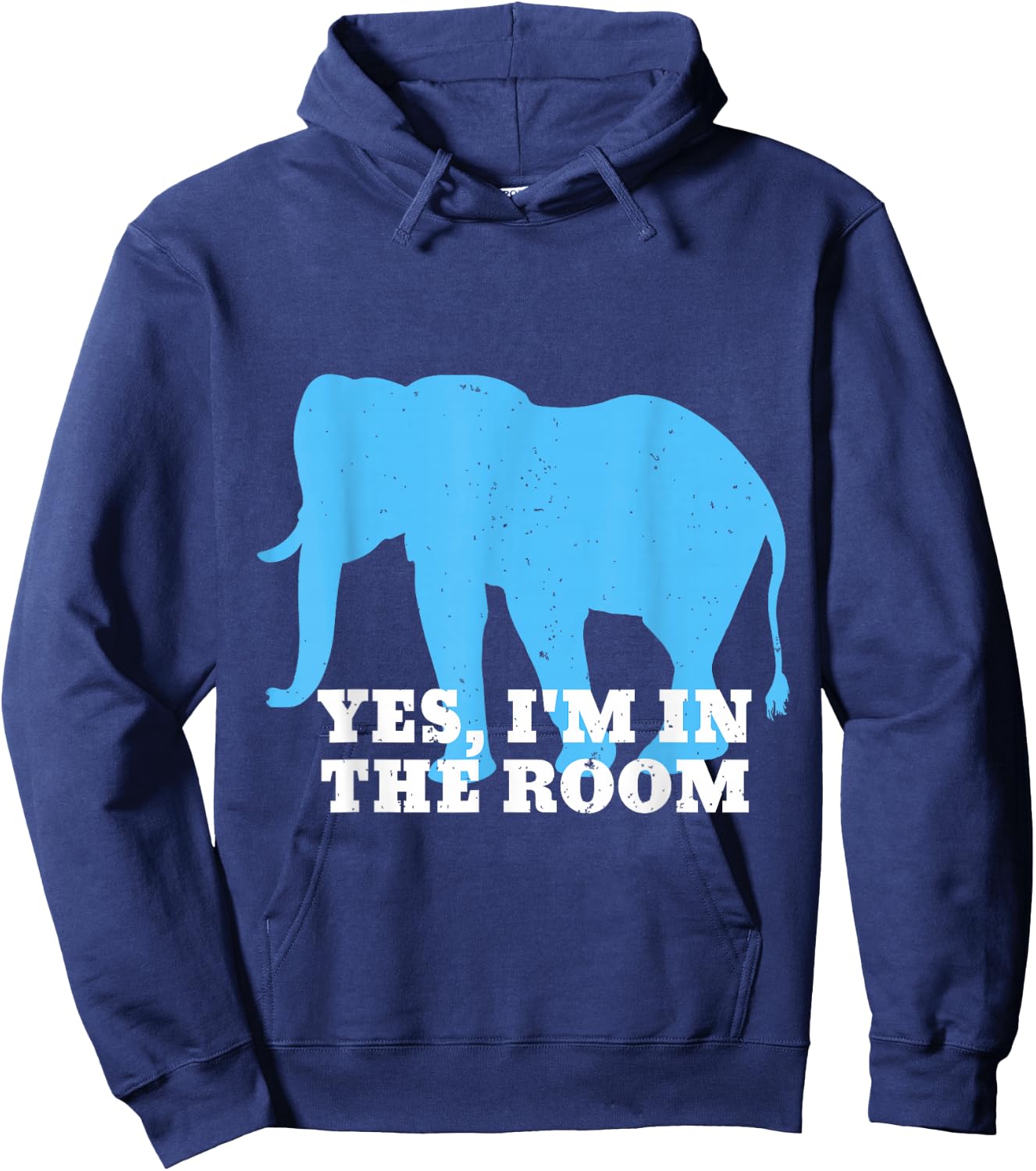 Funny Elephant Shirt Elephant In The Room Animal Lover Shirt Hoodie - Hoodie | Navy