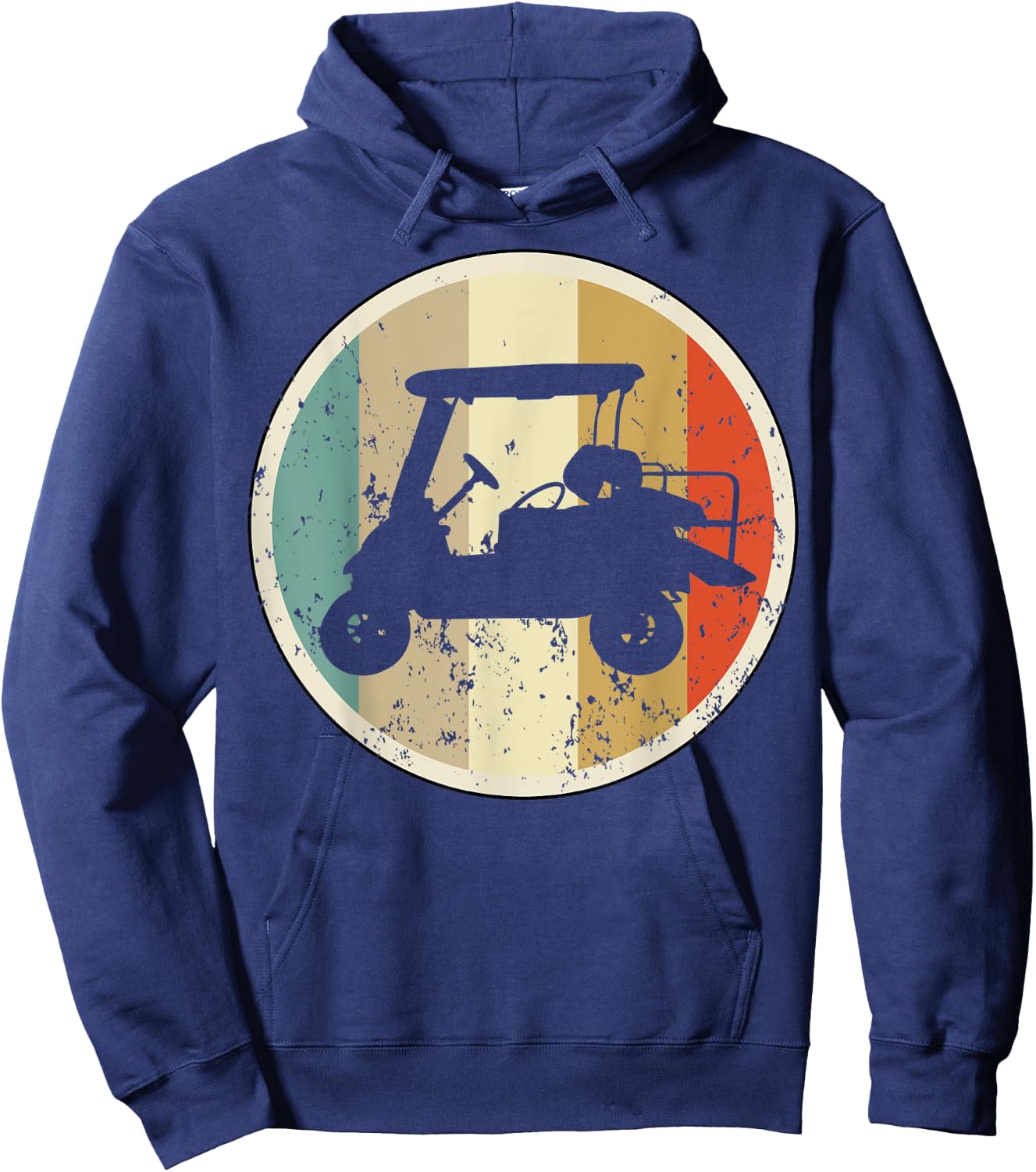 Golf Cart Car Player Golfer Golfing Sports Hoodie - Hoodie | Navy