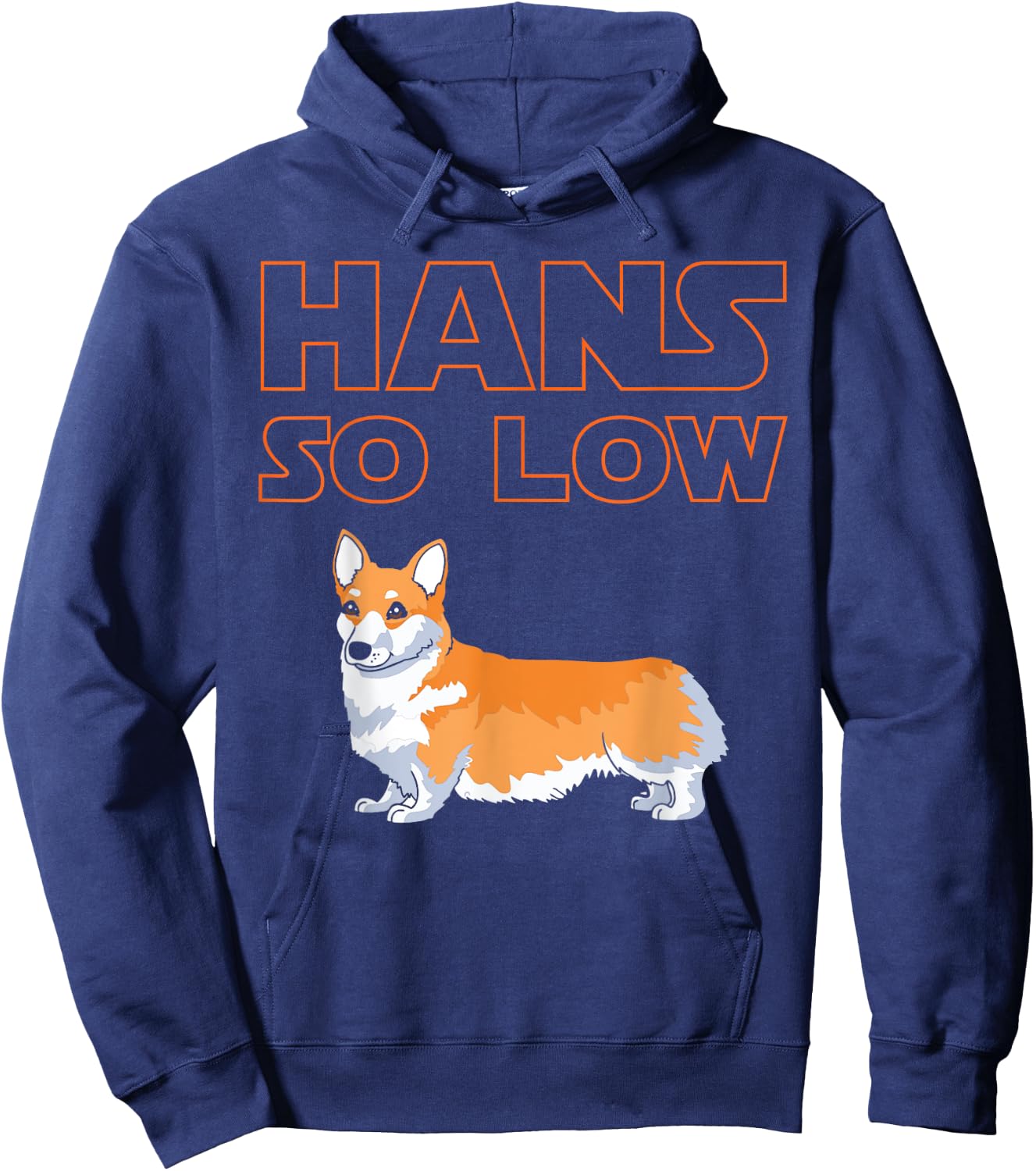 Corgi Dog - HANS SO LOW Women Girls Kids Hoodie - Hoodie | Navy