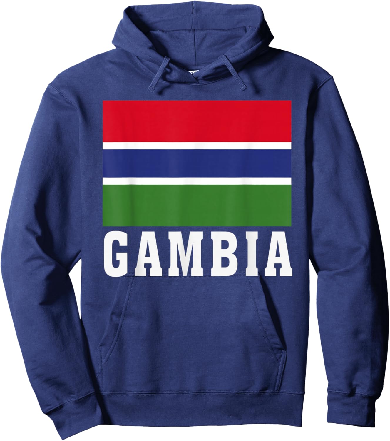 Gambia Flag Patriotic National Roots Souvenir Hoodie - Hoodie | Navy
