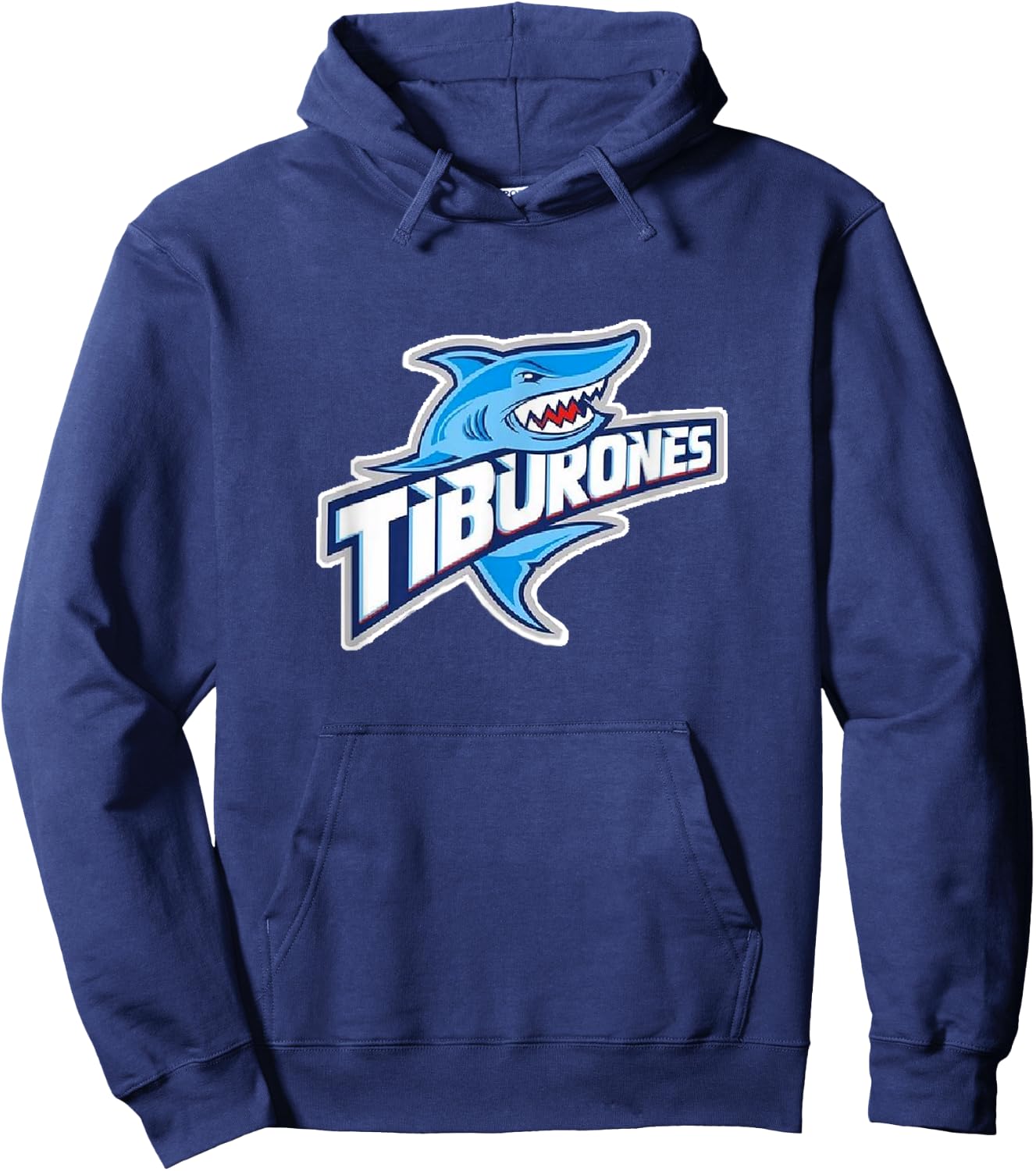 Puerto Penasco Tiburones Rocky Point Sharks Baseball Hoodie - Hoodie | Navy