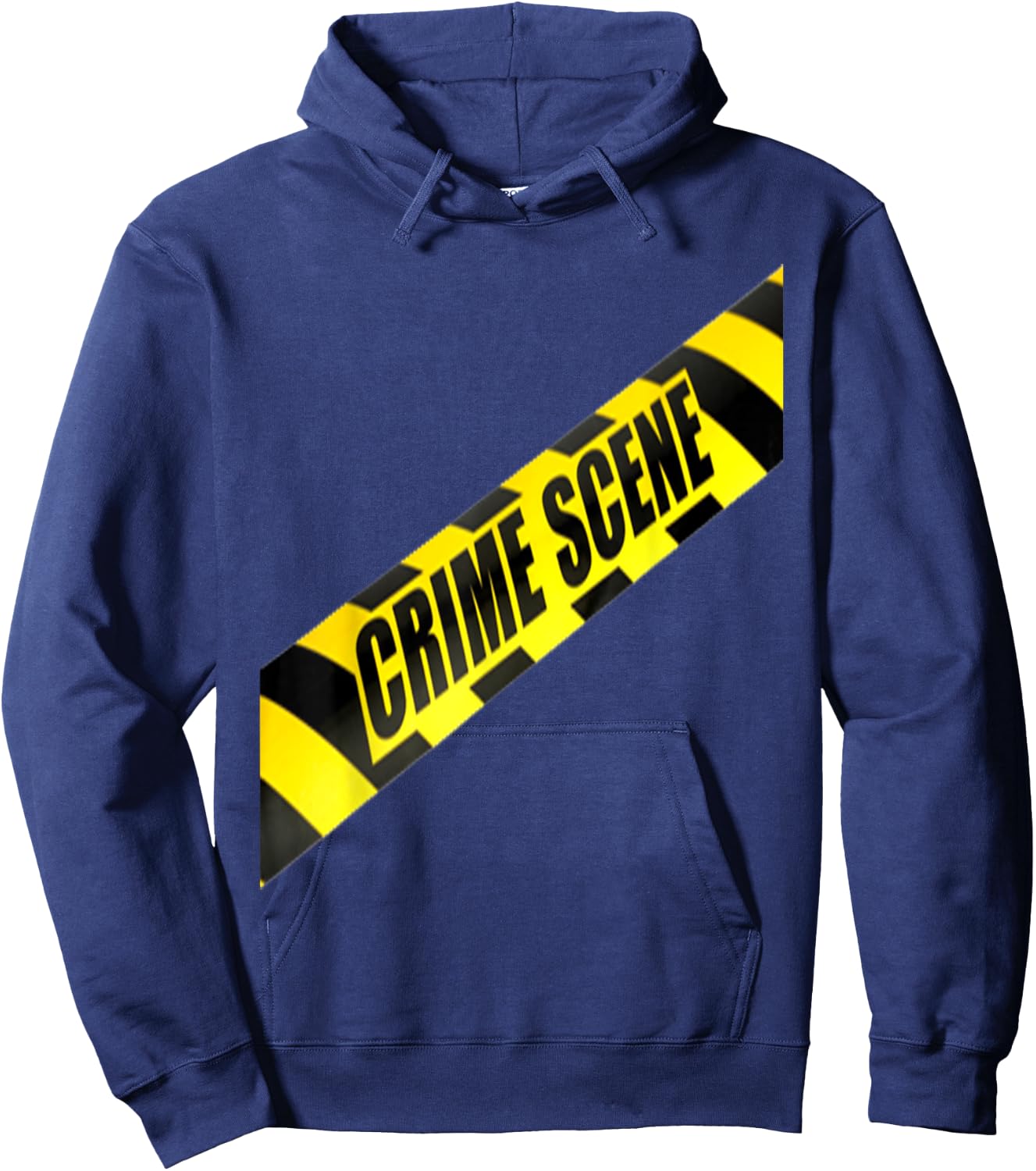 Crime Scene Forensic Tape Police Science Investigator Hoodie - Hoodie | Navy