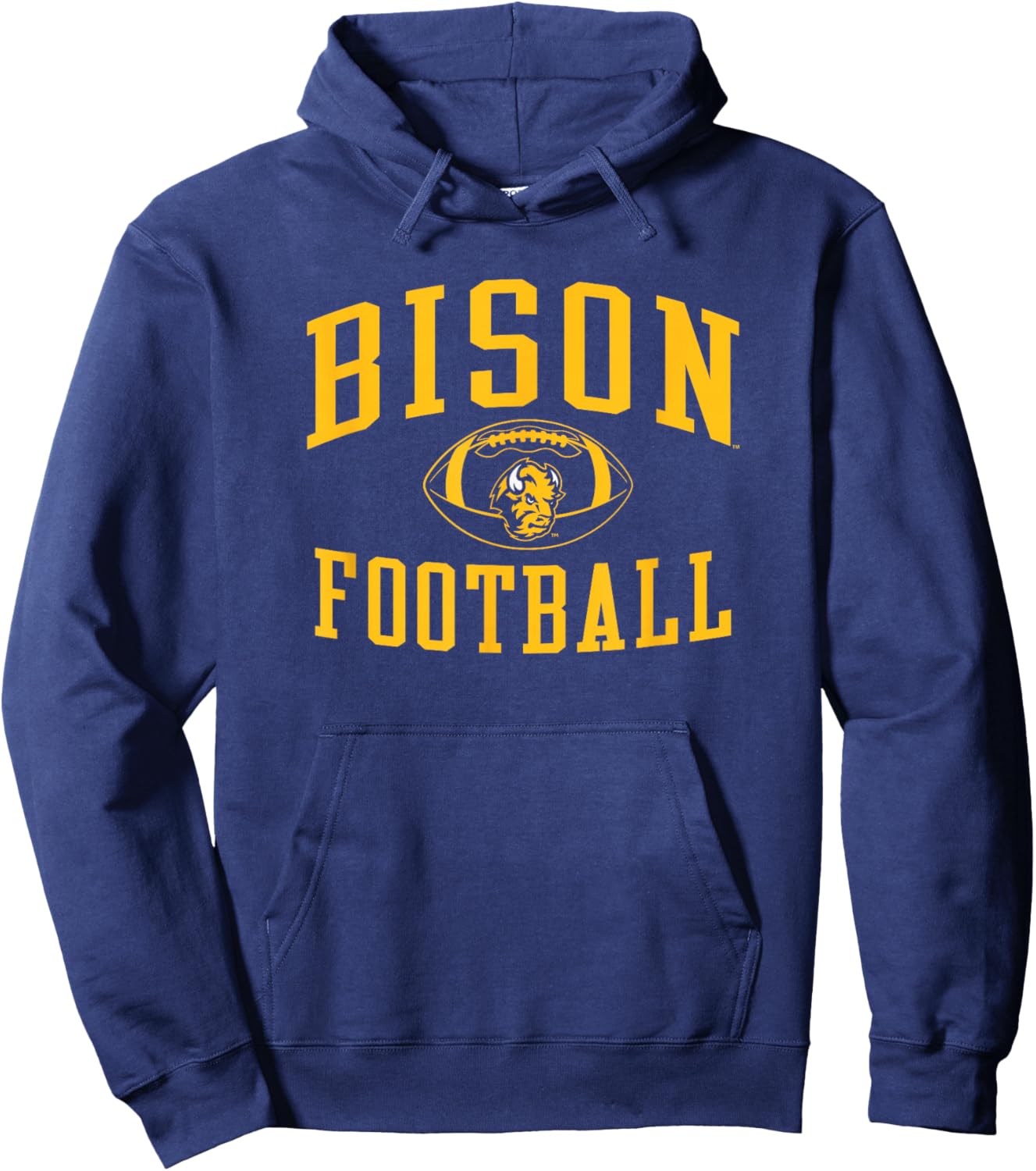 North Dakota State Bison Football Sack Green Hoodie - Hoodie | Navy