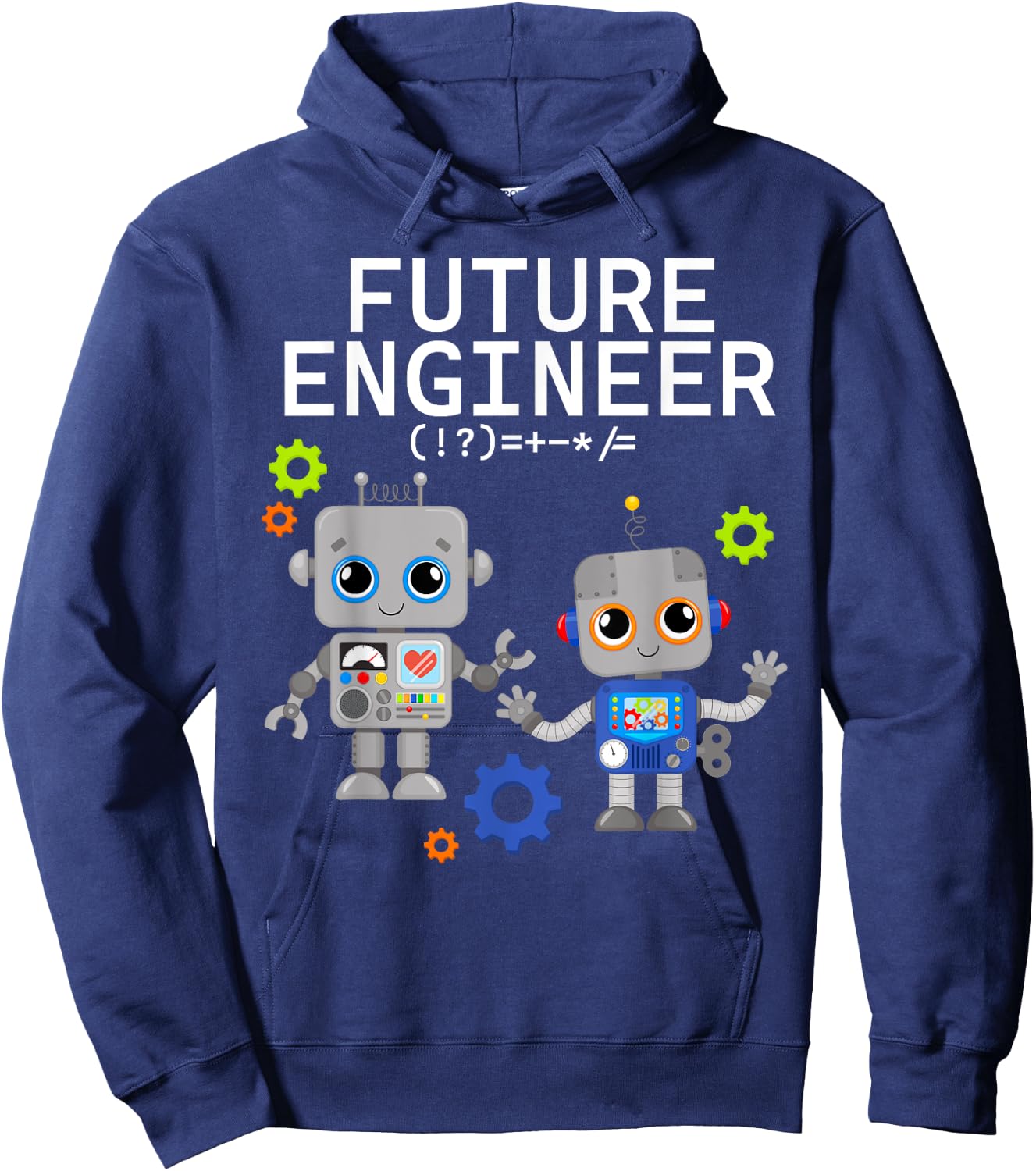 Future Engineer Costume Robot Robotics Adults & Kids Hoodie - Hoodie | Navy