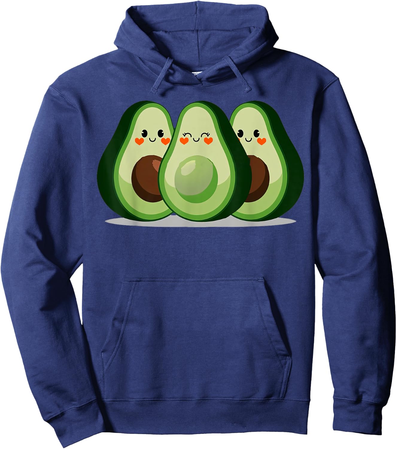 Avocado Threesome Hoodie - Hoodie | Navy