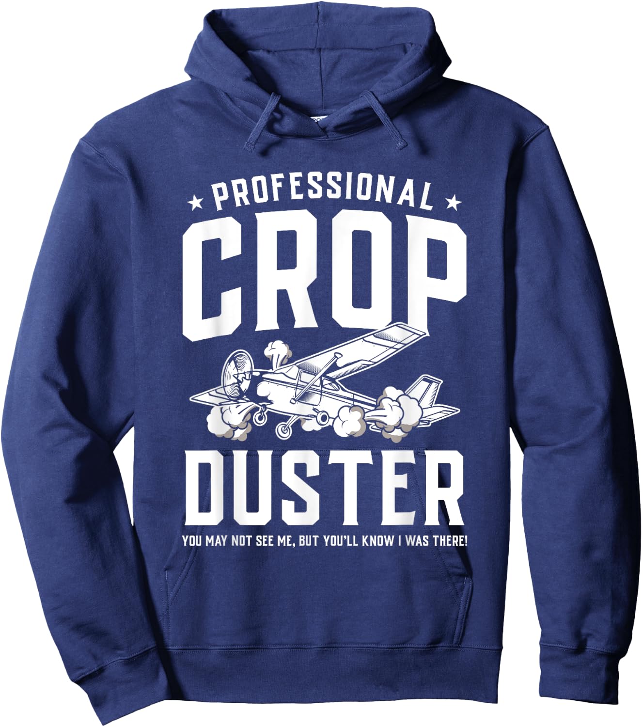 Professional Crop Duster Funny Sarcastic Farting Hoodie - Hoodie | Navy