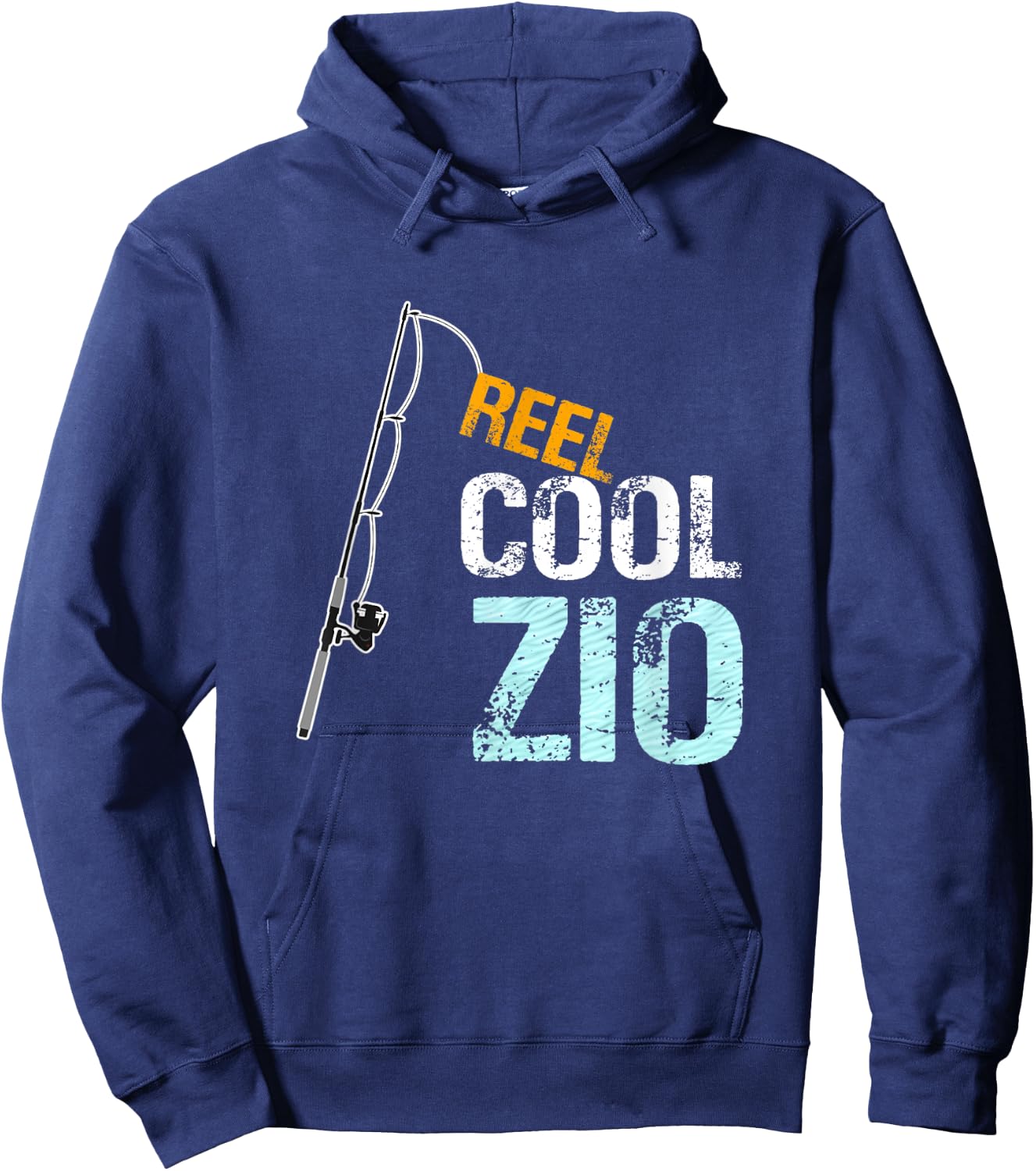 Reel Cool Zio graphic Italian Uncle Gift from Niece Nephew Hoodie - Hoodie | Navy