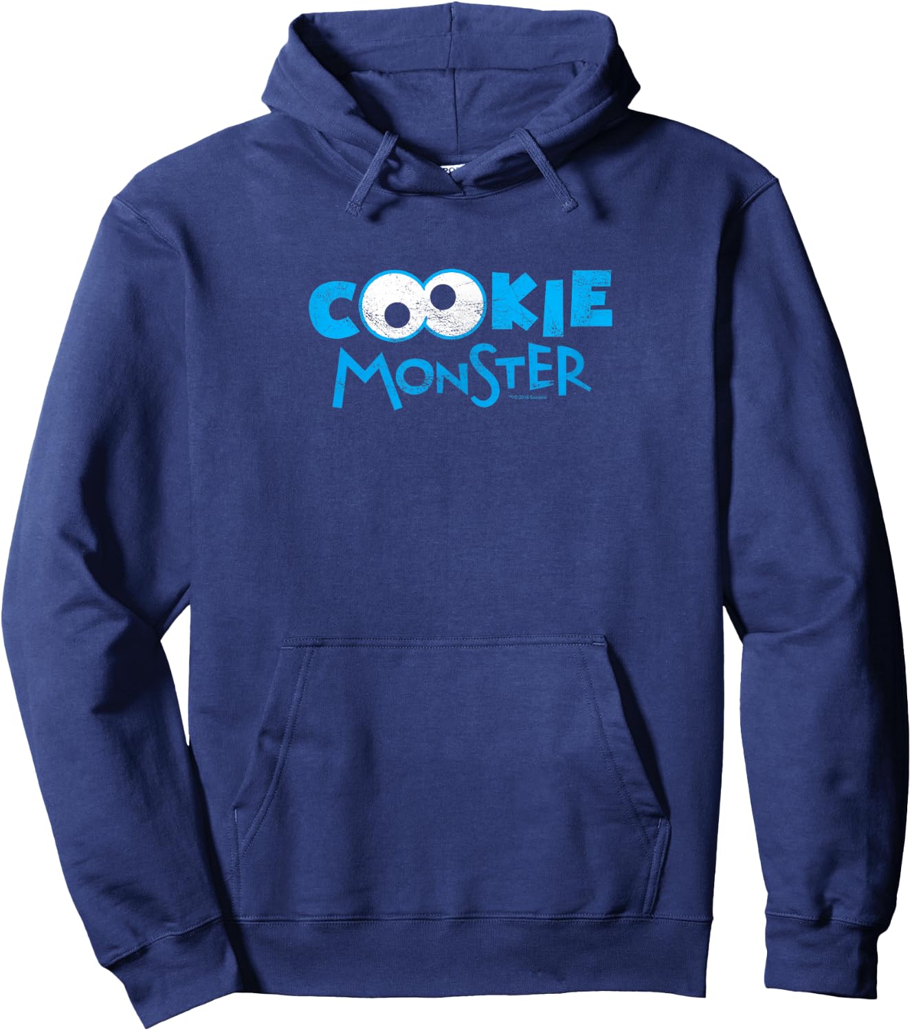 Sesame Street Cookie Monster Eyes Halloween Costume Hoodie - Hoodie | Navy