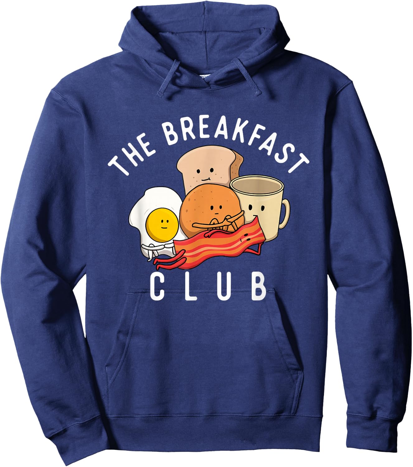 The Breakfast Club - Bacon Lover BBQ Pork Grilling Hoodie - Hoodie | Navy