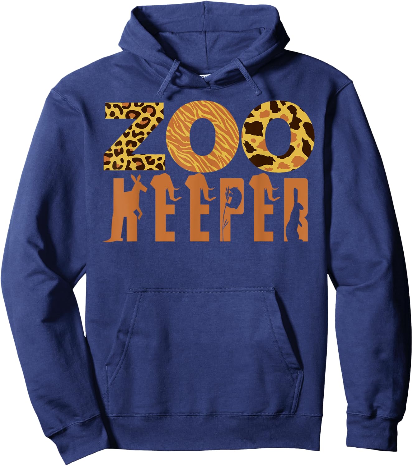 Zoo Keeper Animal Love Shirt Jungle Safari Explorer DIY Gift Hoodie - Hoodie | Navy