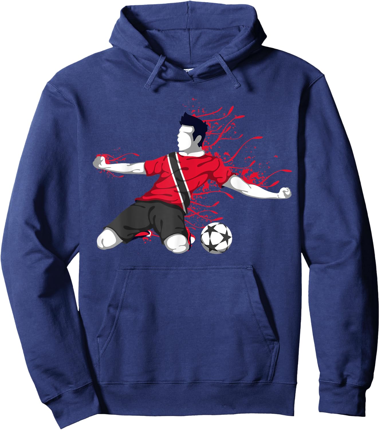 Trinidad and Tobago Soccer Trinidadian Flag Football Lovers Hoodie - Hoodie | Navy