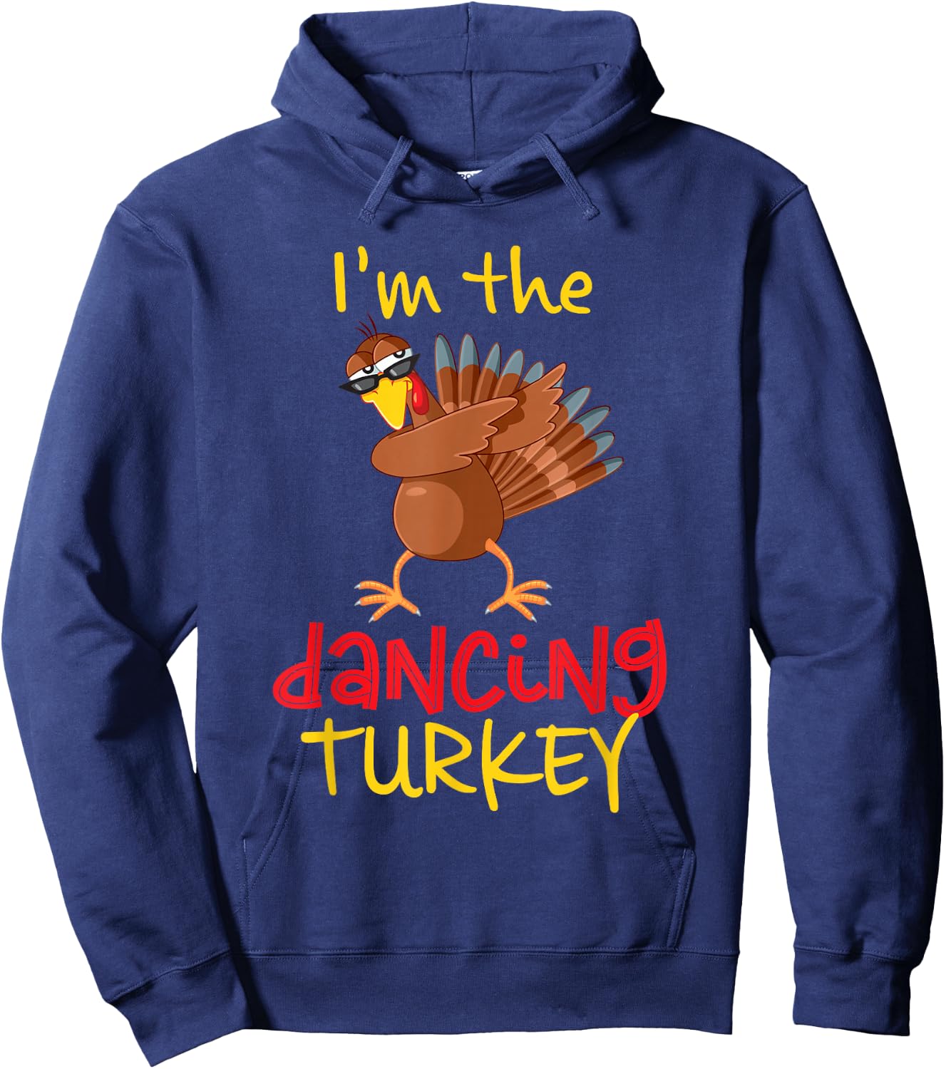 Dancing Turkey Matching Family Group Thanksgiving Party Hoodie - Hoodie | Navy