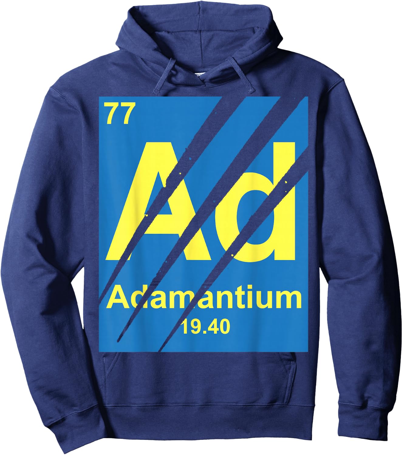 Marvel Wolverine Claws Adamantium Element Graphic Hoodie - Hoodie | Navy