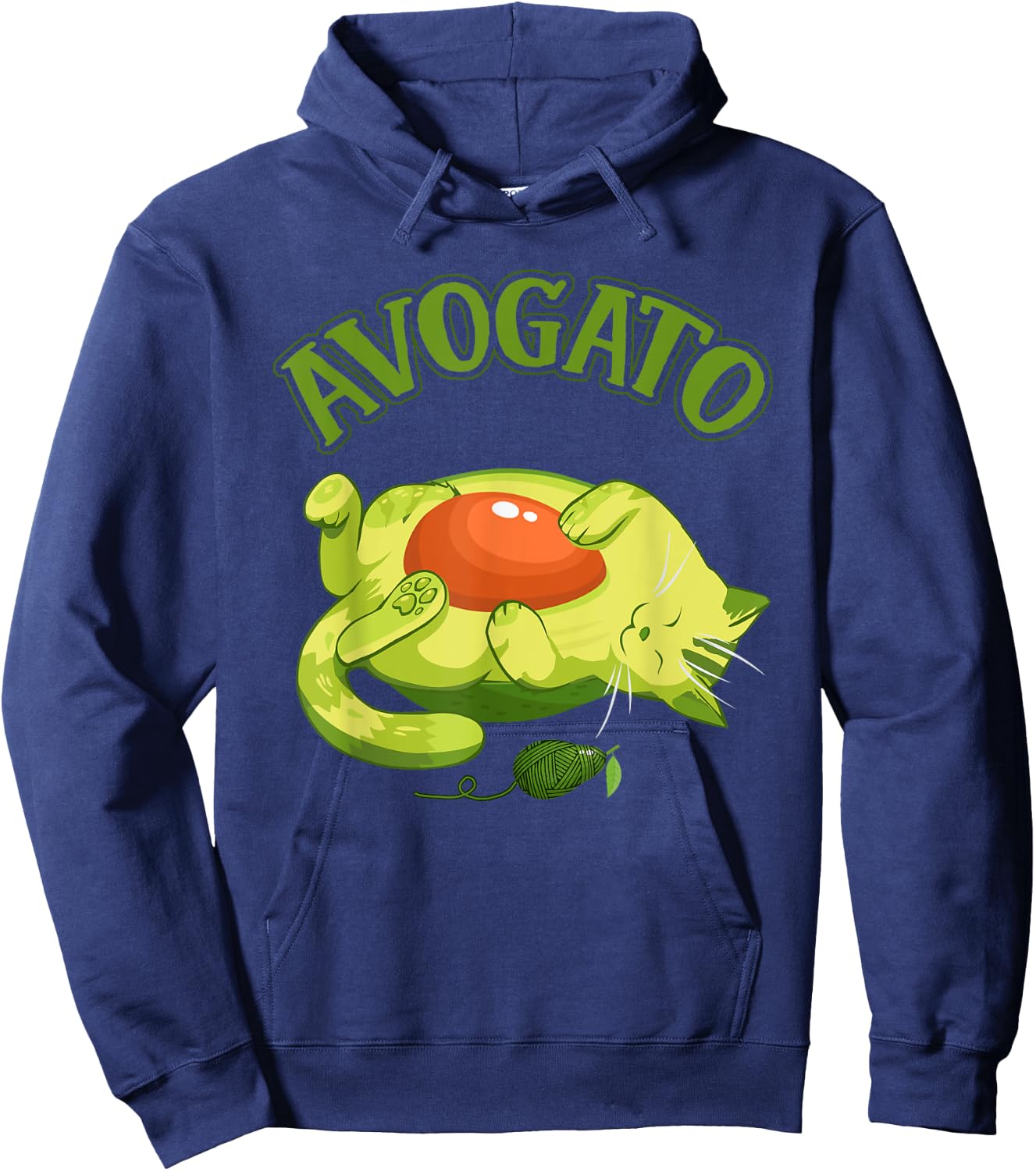Cinco De Mayo T Shirt Funny Meow Avogato Cat Avocado Mexico Women Girls Kids Hoodie - Hoodie | Navy