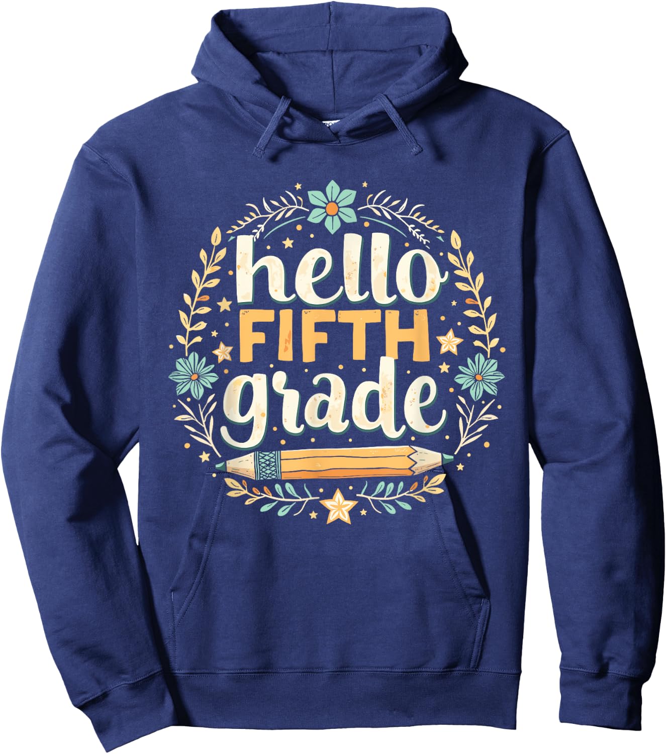 Fifth Grade Classroom Essentials Hoodie - Hoodie | Navy