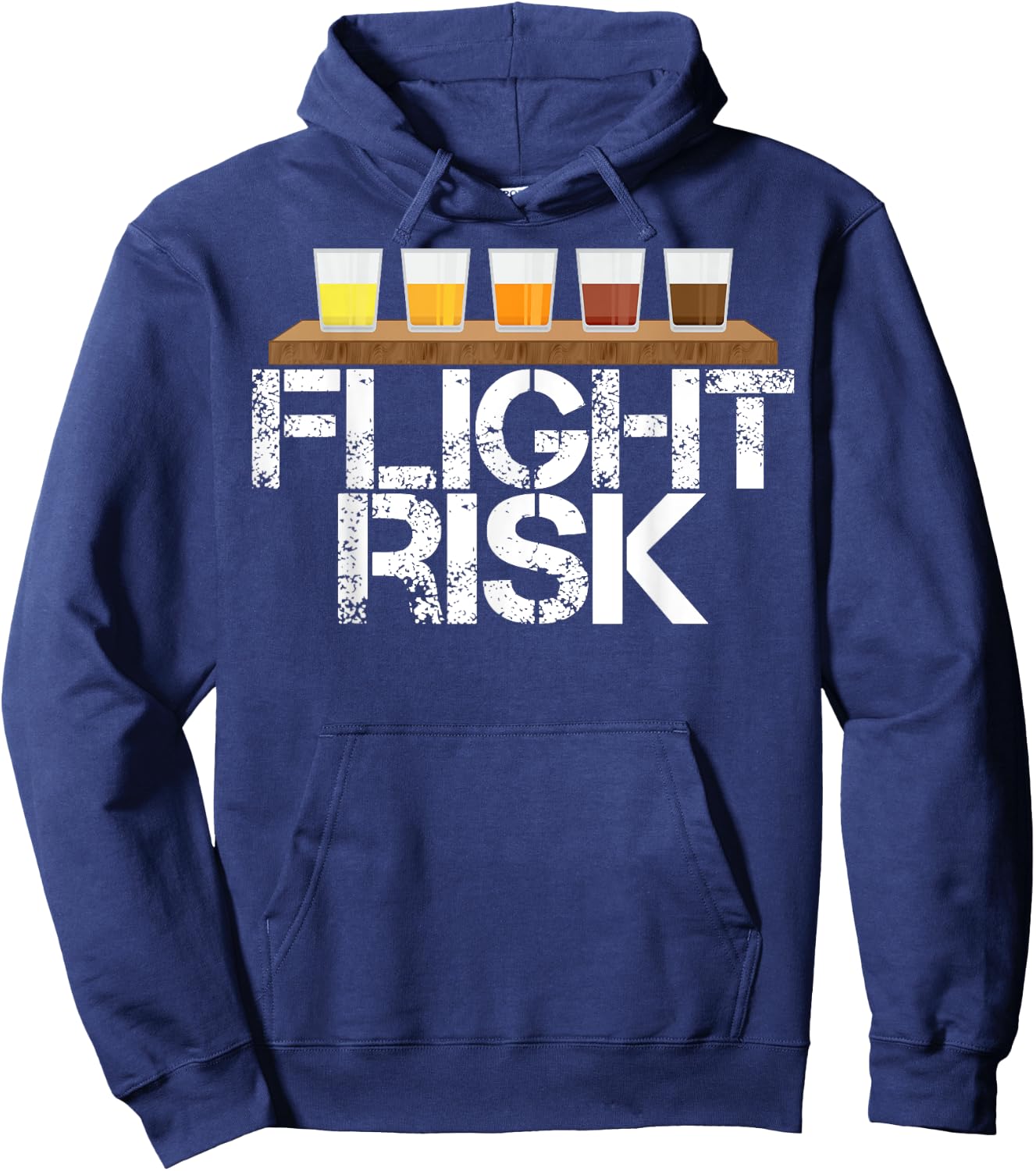 Flight Risk FOMO Beer Tasting Sample Lager IPA Amber Porter Hoodie - Hoodie | Navy
