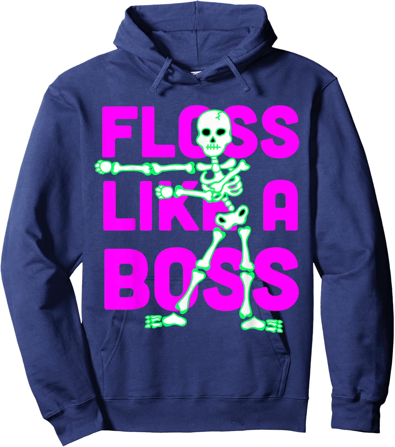 Floss Like a Boss Halloween Hoodie - Hoodie | Navy