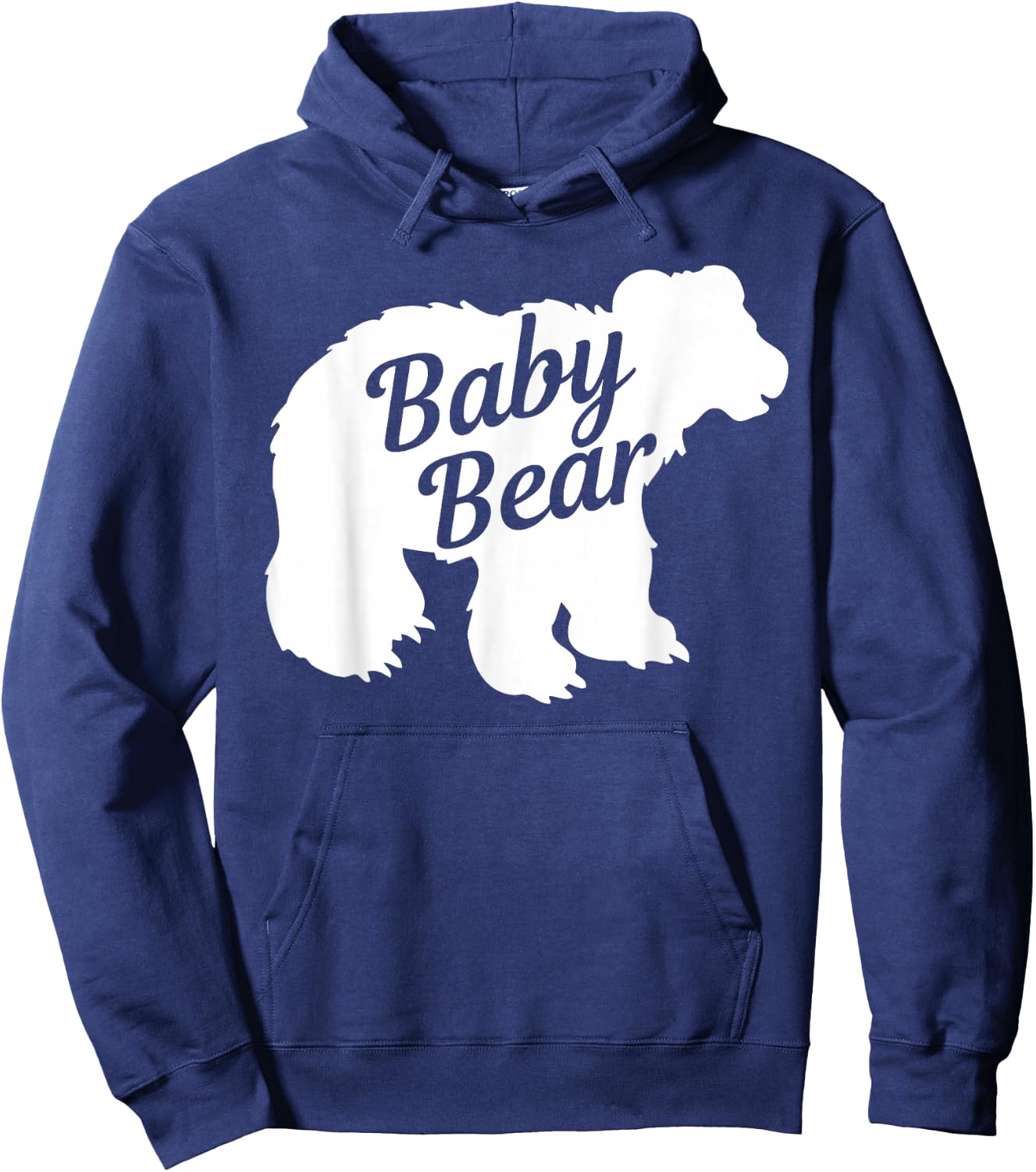 Kids Baby Bear Design Little Bear Cub Girls Boys Child Hoodie - Hoodie | Navy