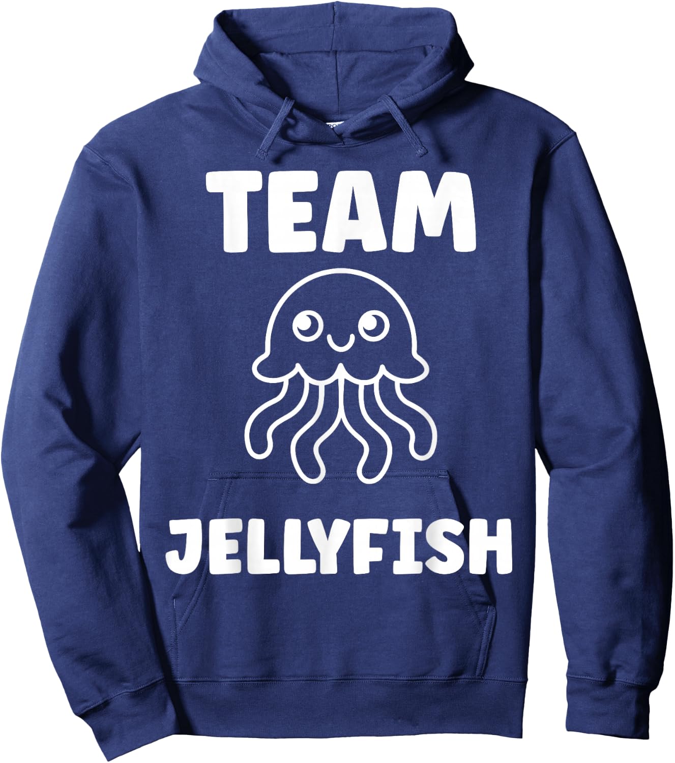 Sea animals Jellyfish cute simple team Jellyfish Hoodie - Hoodie | Navy