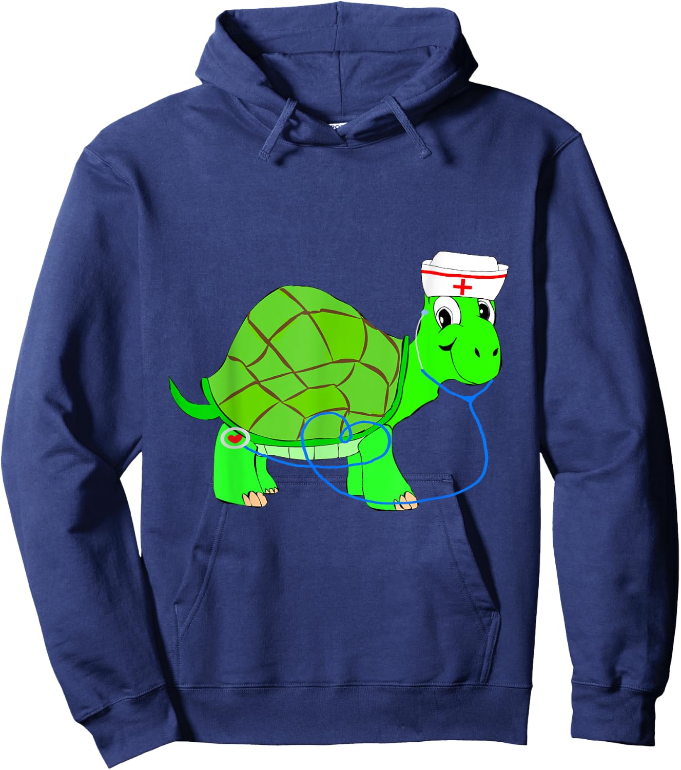 Doctor Tortoise Sea Turtle Nurse Hoodie - Hoodie | Navy