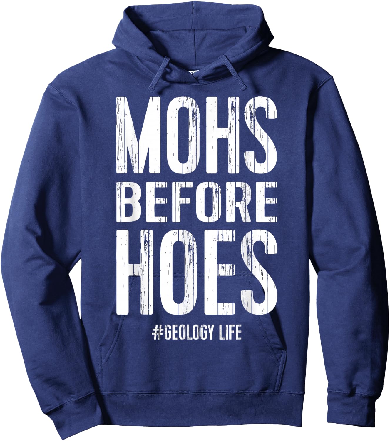 Funny Geologist Geology Gift Men Women Mohs Hoes Hoodie - Hoodie | Navy