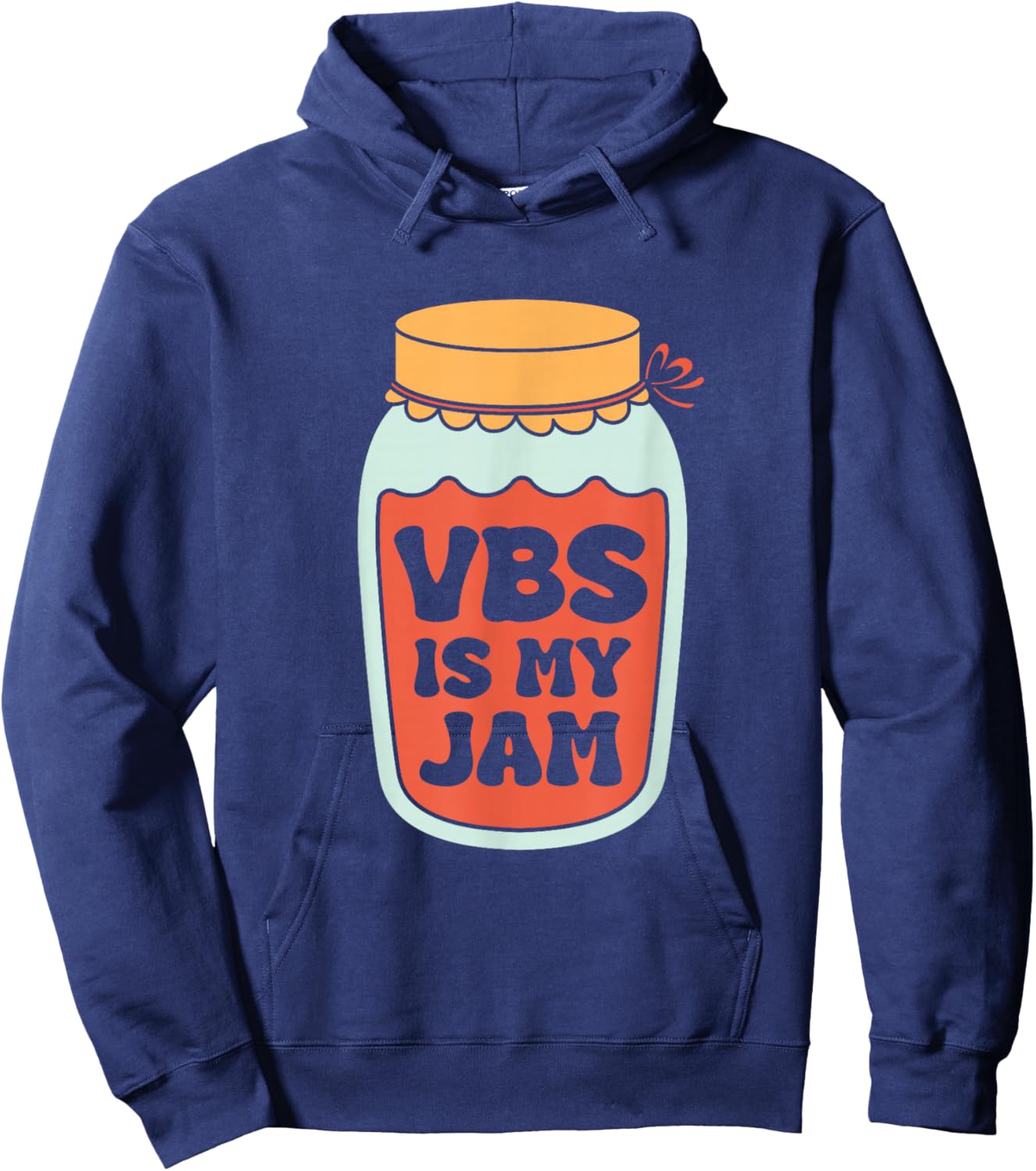 Vacation Bible School is My Jam Kids VBS Crew Hoodie - Hoodie | Navy