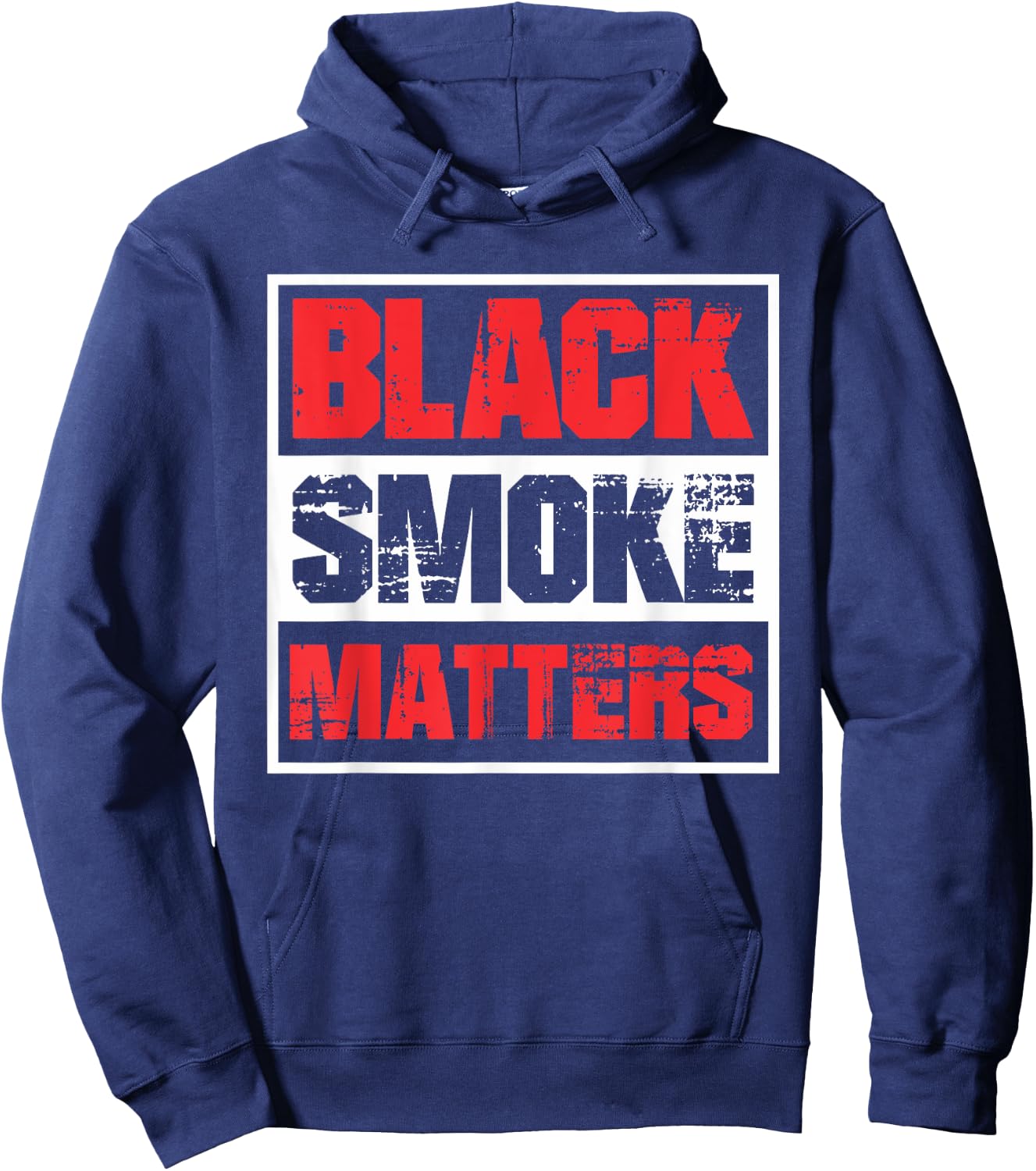 Black Smoke Matters Diesel Rolling Coal Funny Hoodie - Hoodie | Navy