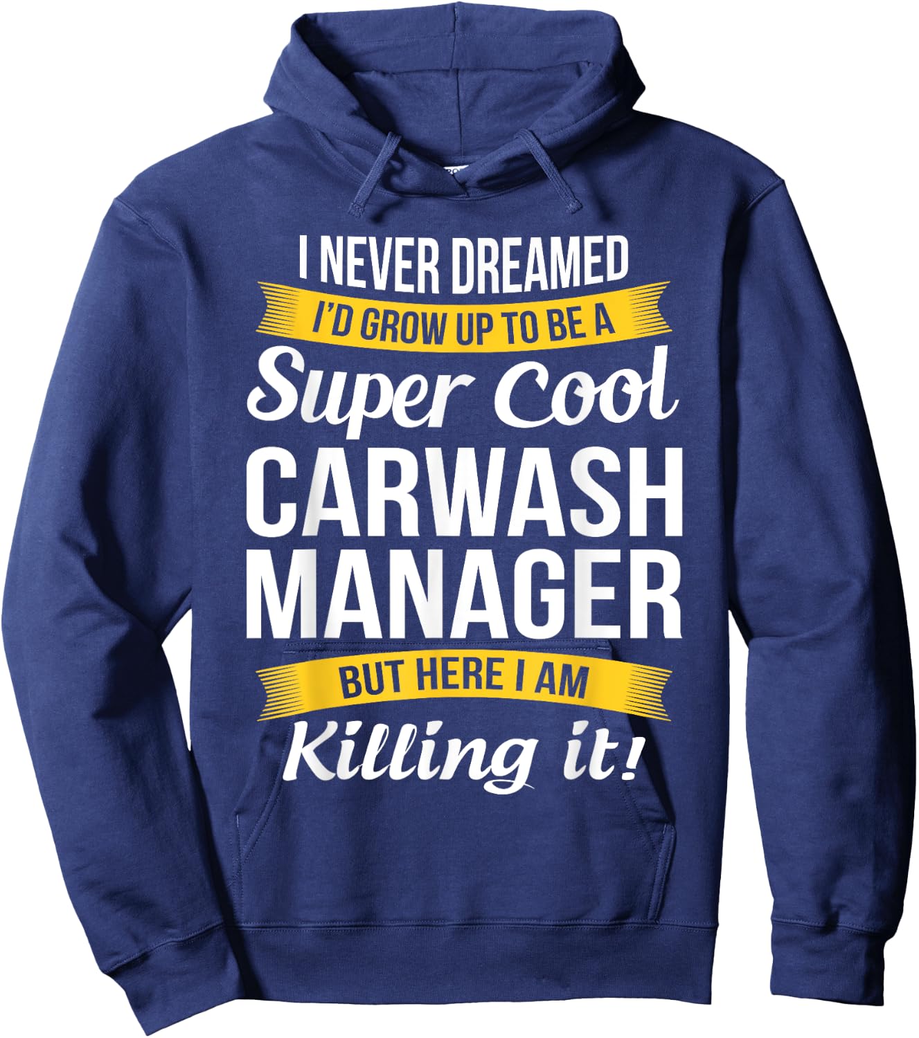 Carwash Manager Funny Gift Hoodie - Hoodie | Navy