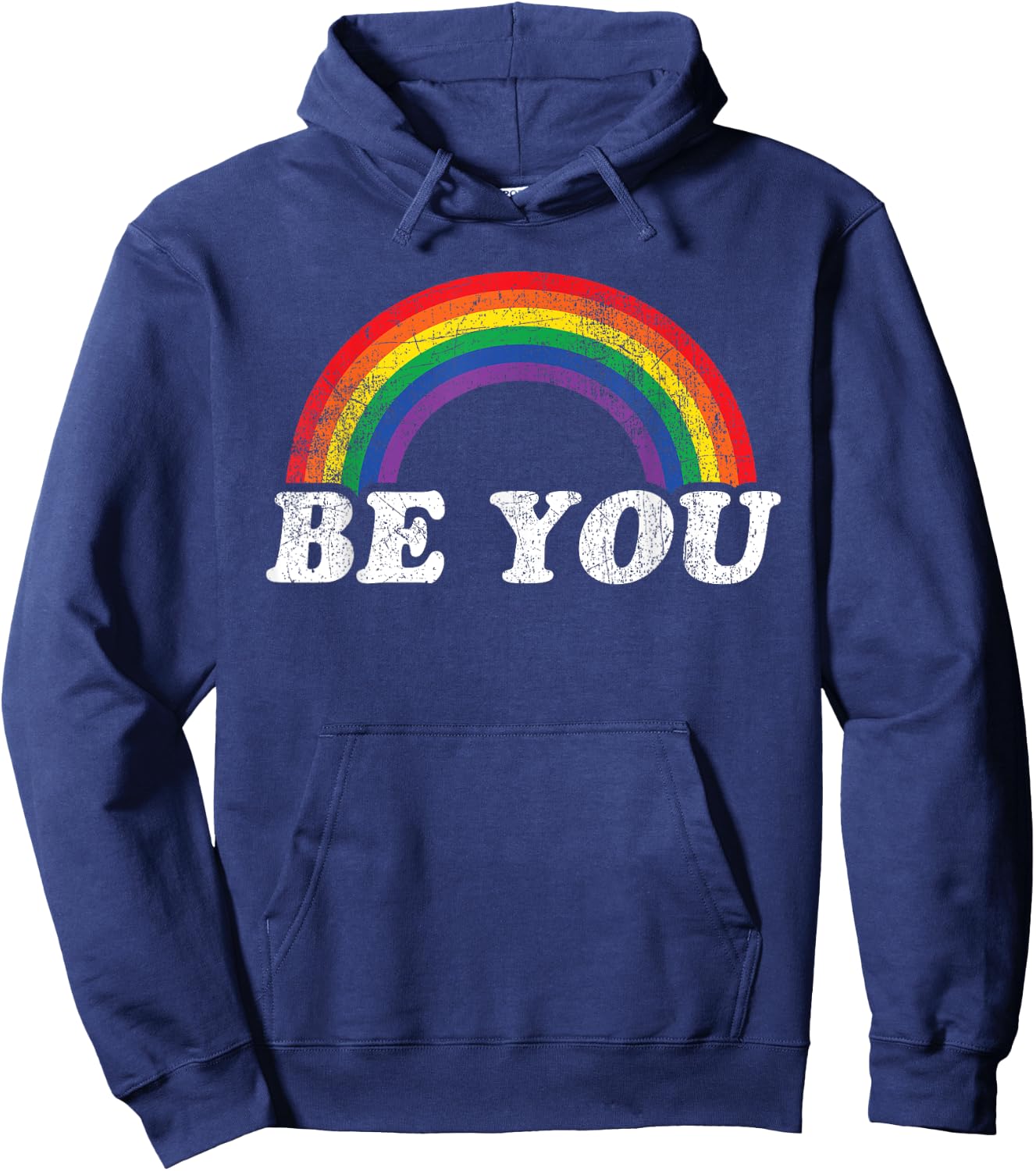 Gay Pride Rainbow Gift Hoodie - Hoodie | Navy
