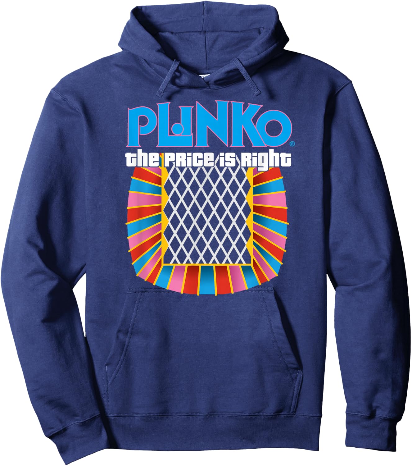 Price is Right -Adults Black Plinko , Small Hoodie - Hoodie | Navy