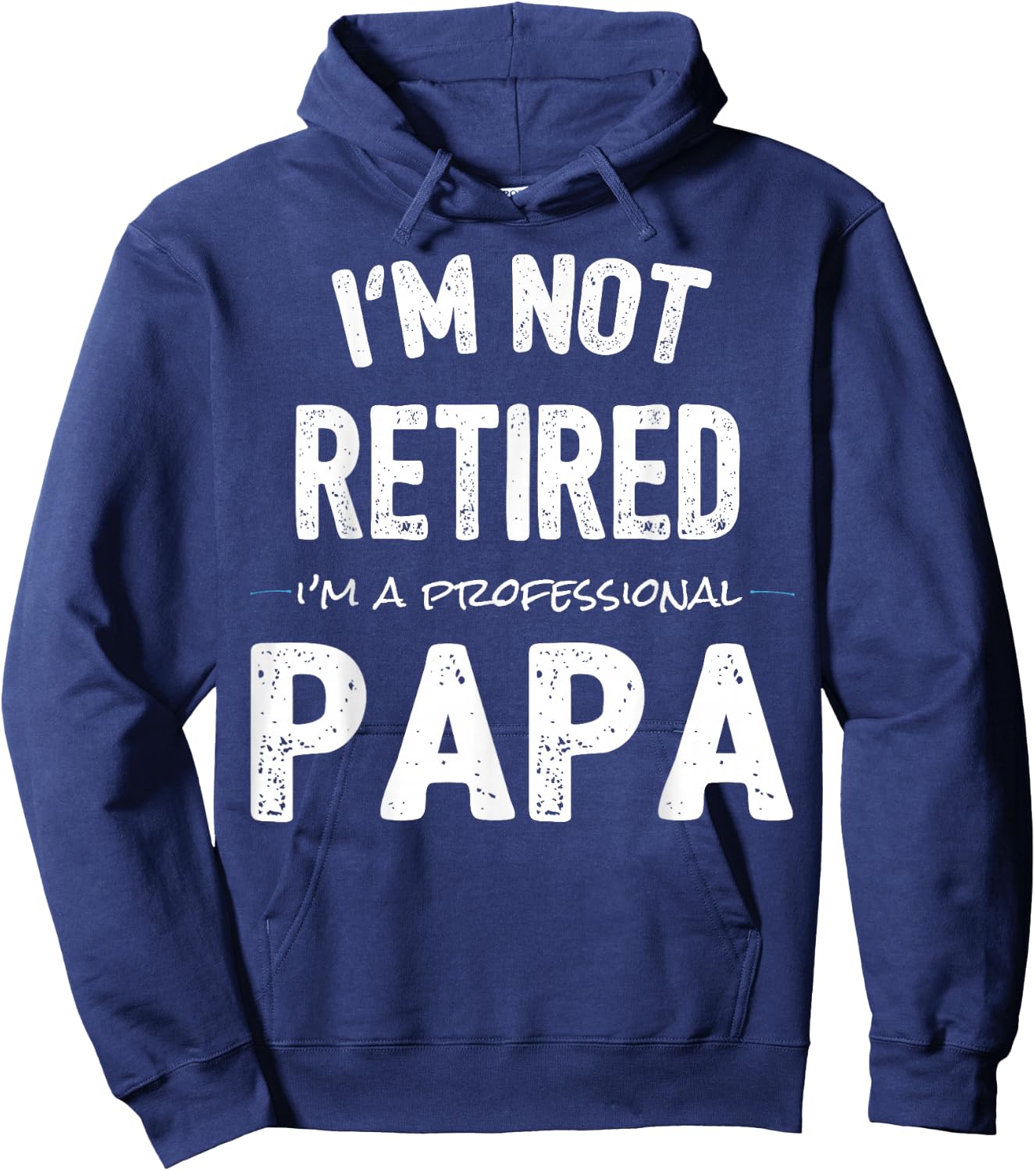 Retirement Shirts for Retired Papa from Grandkids Hoodie - Hoodie | Navy