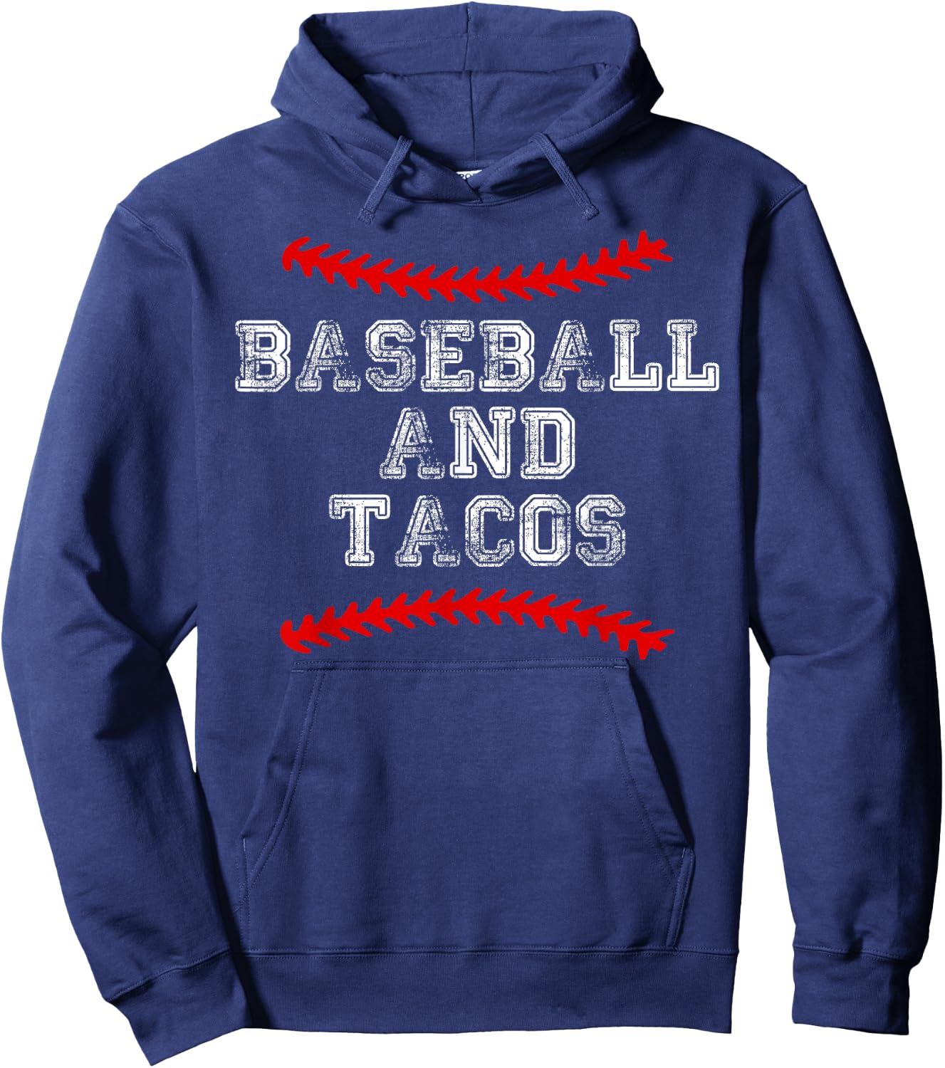 Baseball and Tacos T Shirt Catcher Pitcher Mom Kid Youth Hoodie - Hoodie | Navy