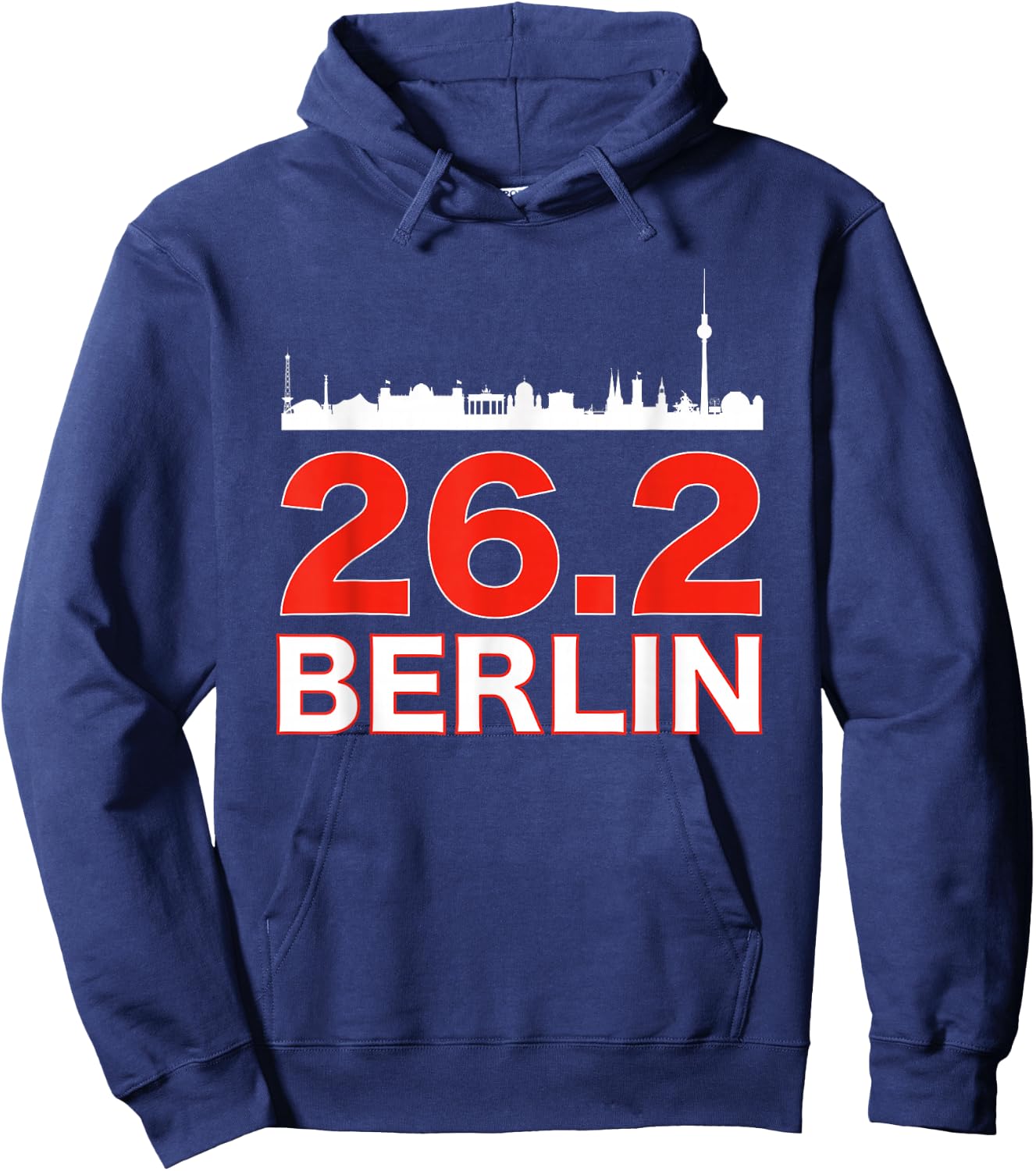 Run Berlin 26.2 Marathon Clothin for Berlin Marathoner Hoodie - Hoodie | Navy