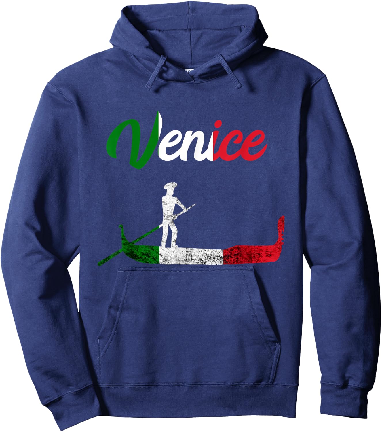 Venice Gondola Ride Italy Travel Gondolas Italia Souvenir Hoodie - Hoodie | Navy