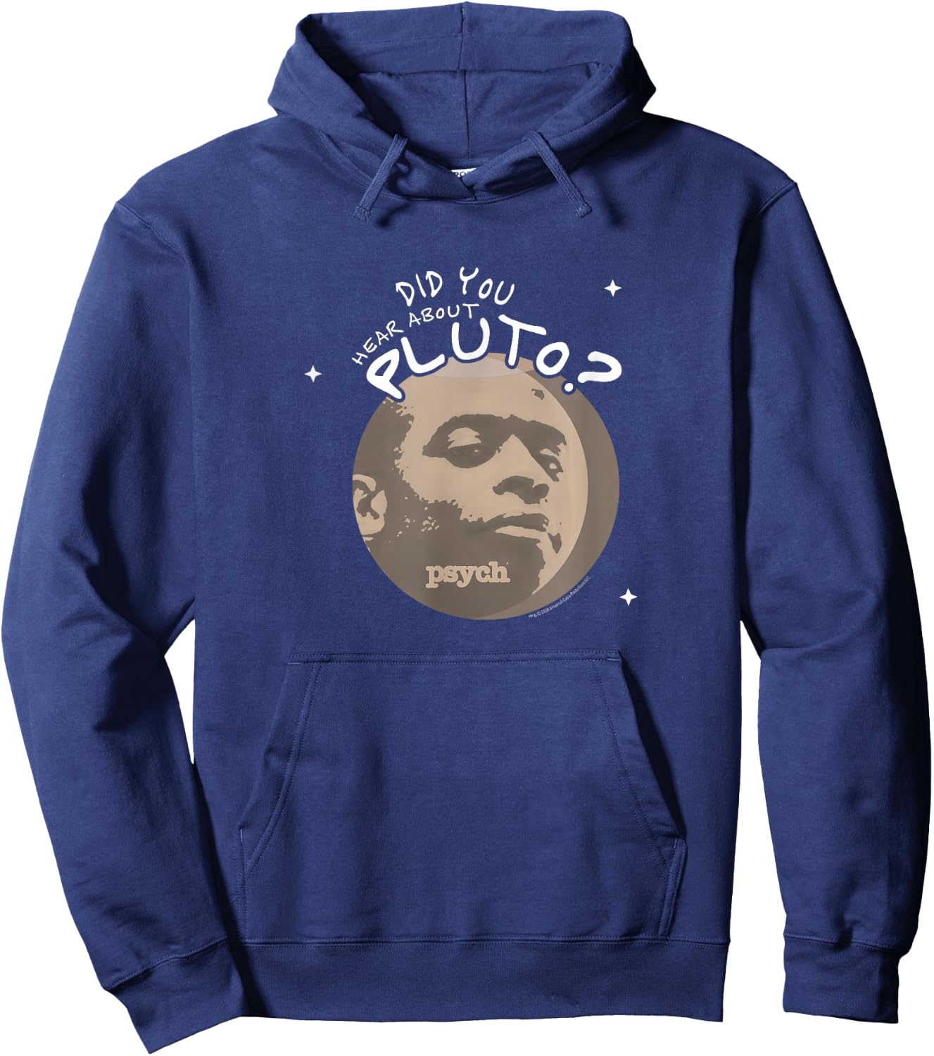Psych Did You Hear About Pluto Gus Hoodie - Hoodie | Navy