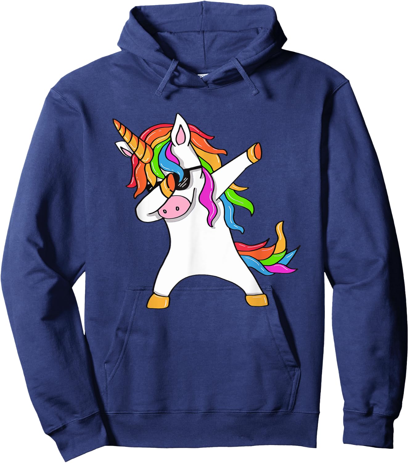 Dabbing Unicorn - Unicorn Dab - Unicorn Gift Hoodie - Hoodie | Navy