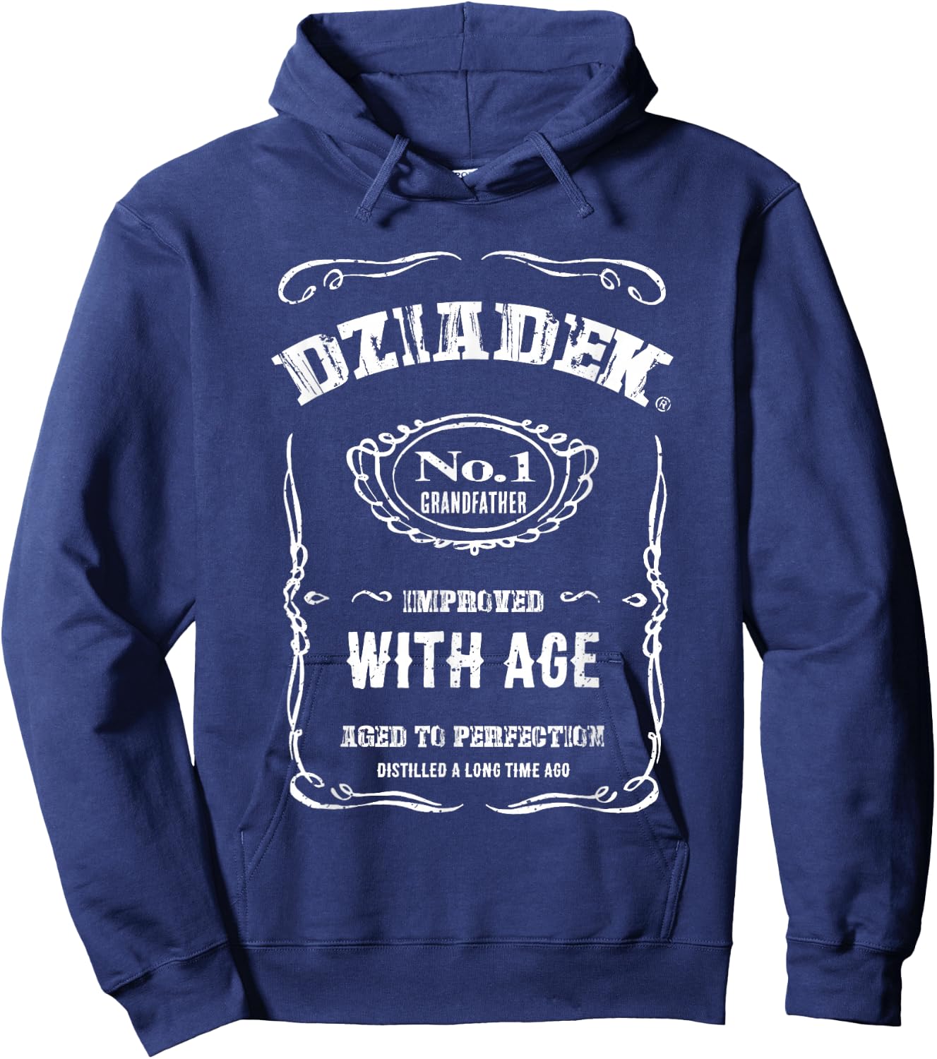 Vintage Dziadek! Polish Grandfather Hoodie - Hoodie | Navy