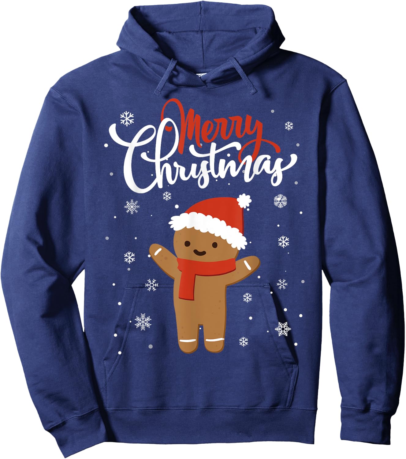 Merry Christmas Gingerbread Xmas Christmas Cookie Bakers Hoodie - Hoodie | Navy