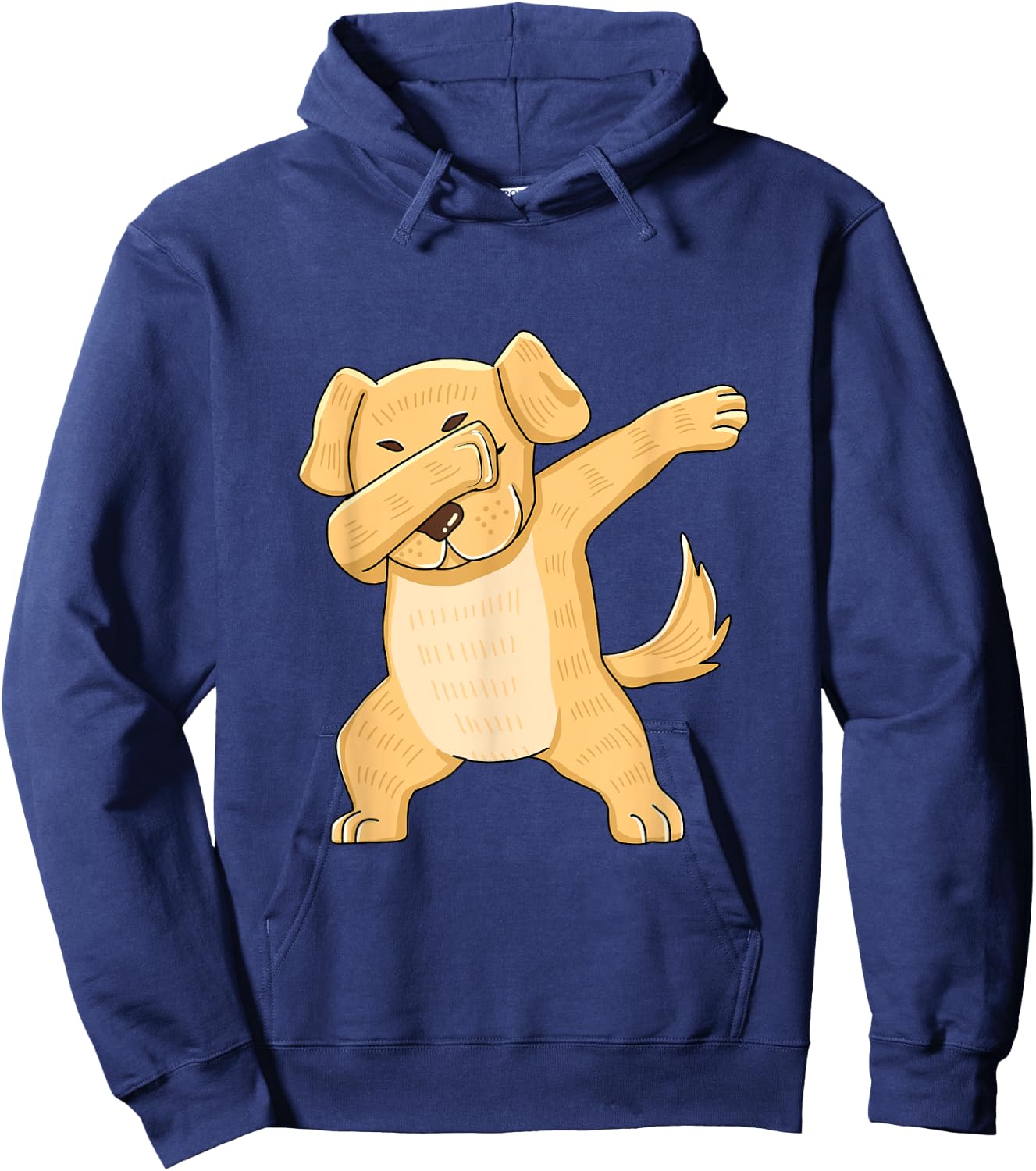 Dabbing Yellow Lab Clothes Dab Dance Labrador Retriever Hoodie - Hoodie | Navy
