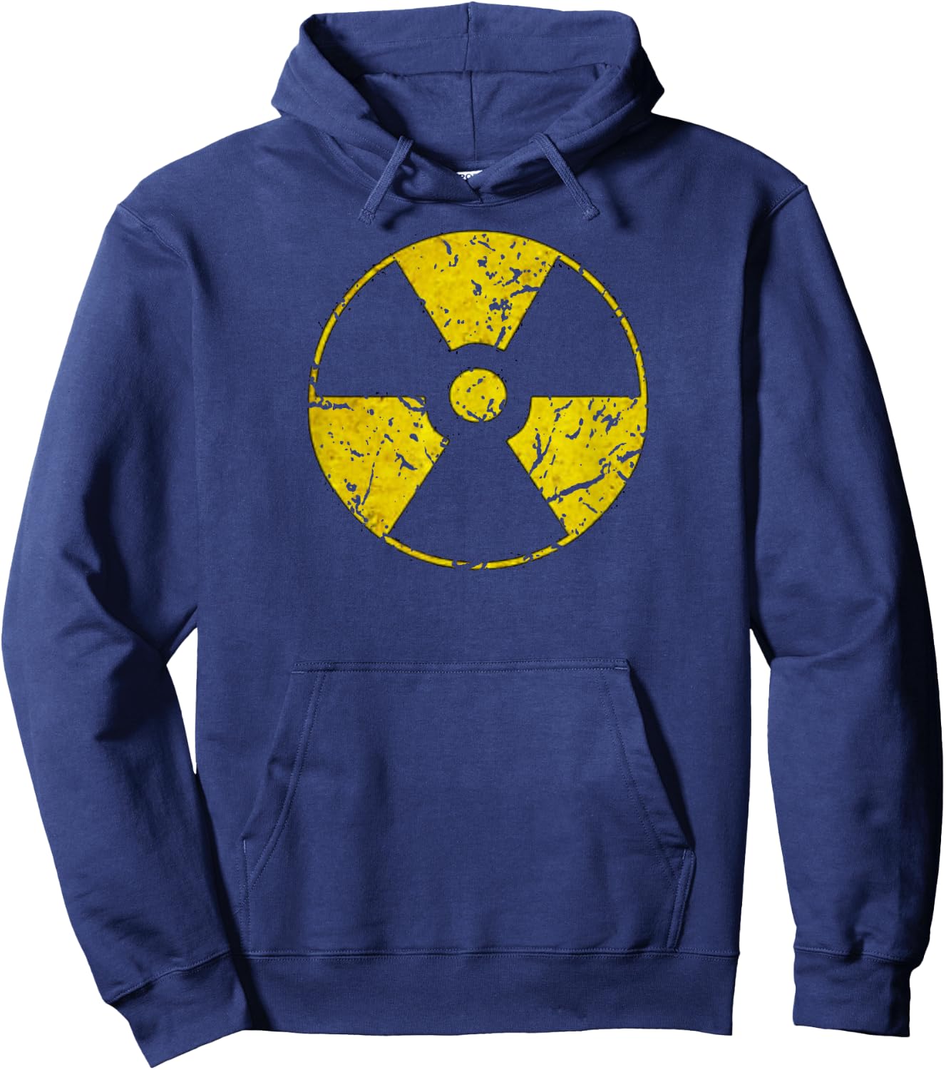 Funny Vintage Radioactive Nuclear War Symbol Hoodie - Hoodie | Navy